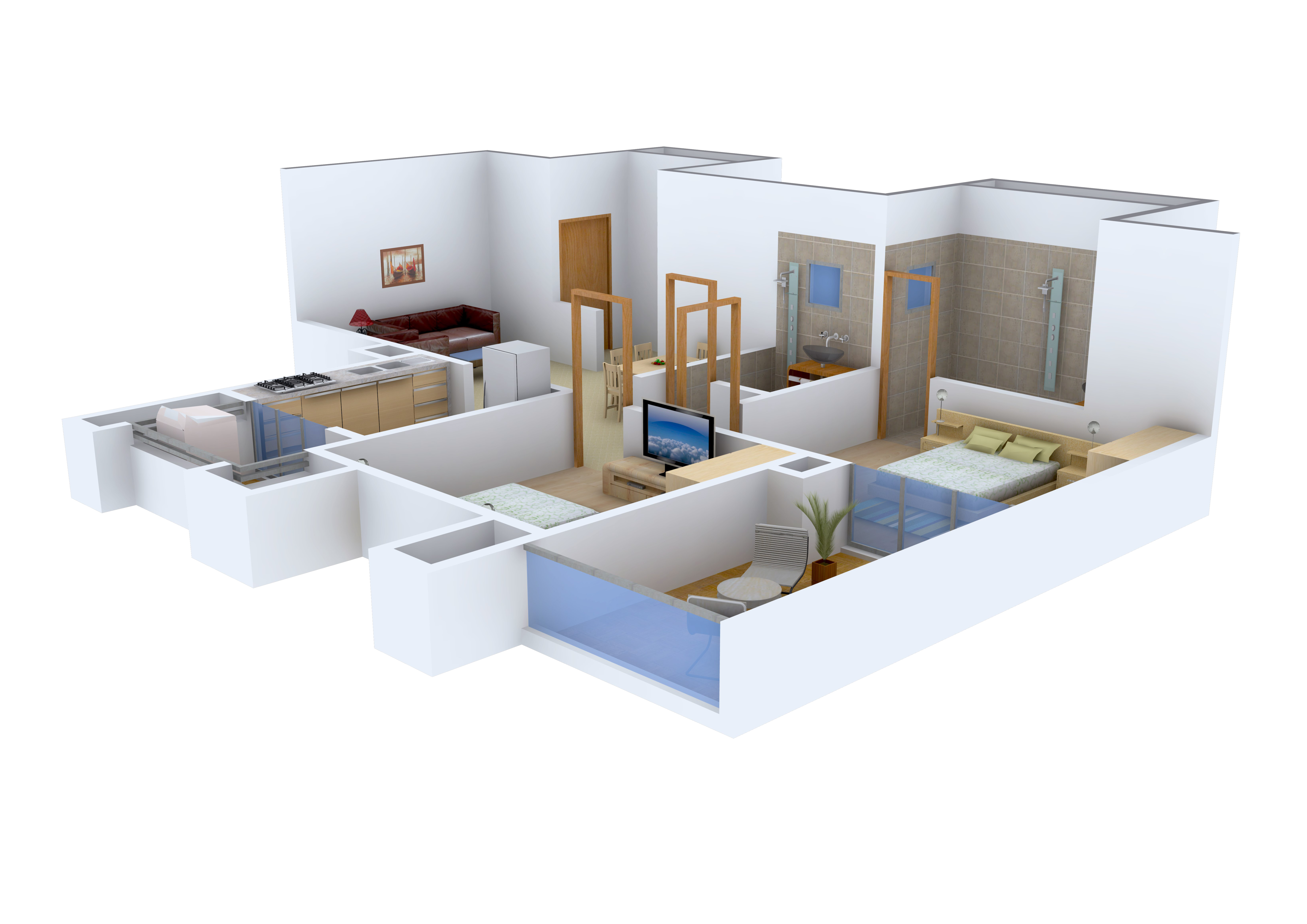 3DFloorPlan of Shree Ram Saanvi