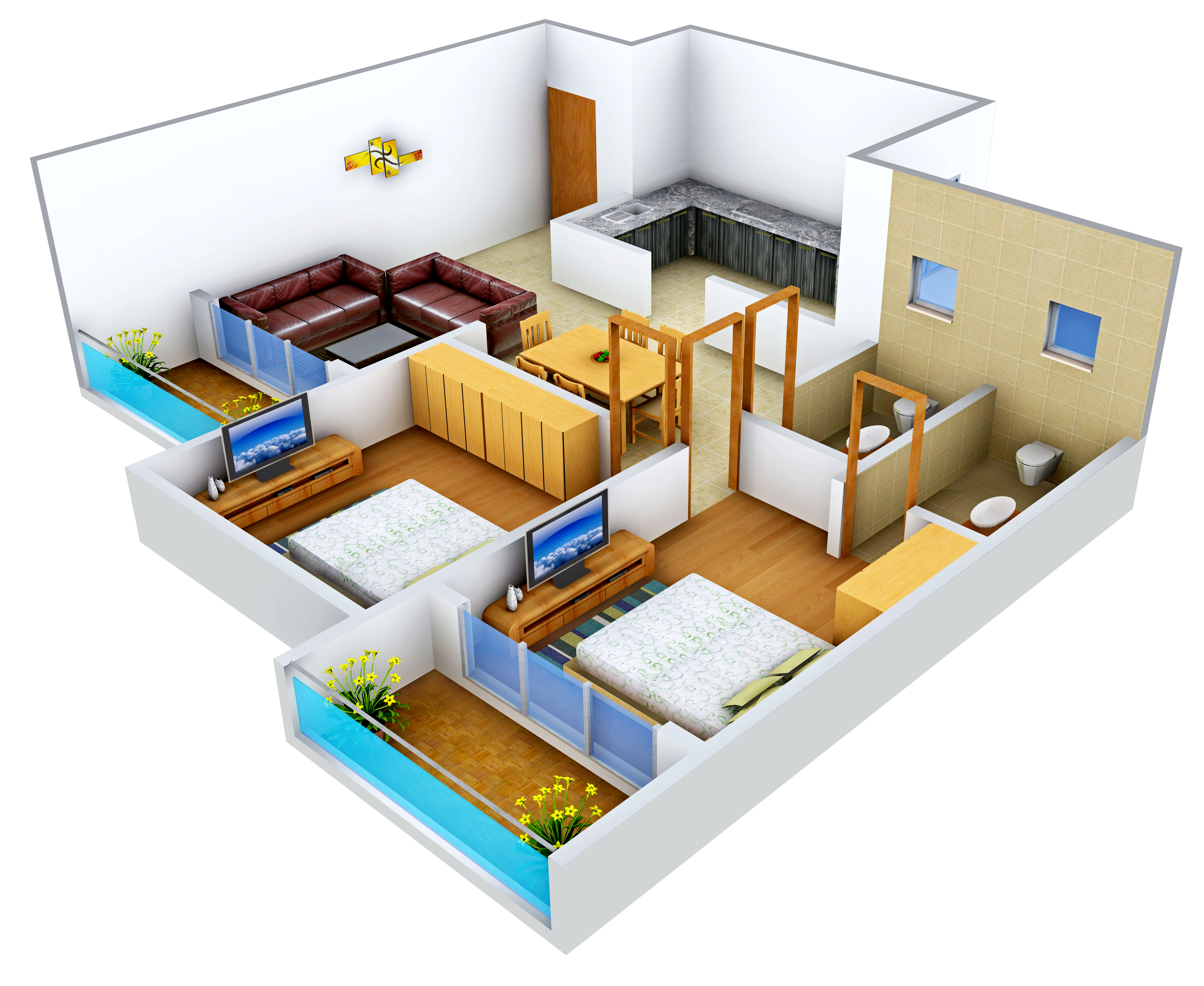 3DFloorPlan of Marian Solace