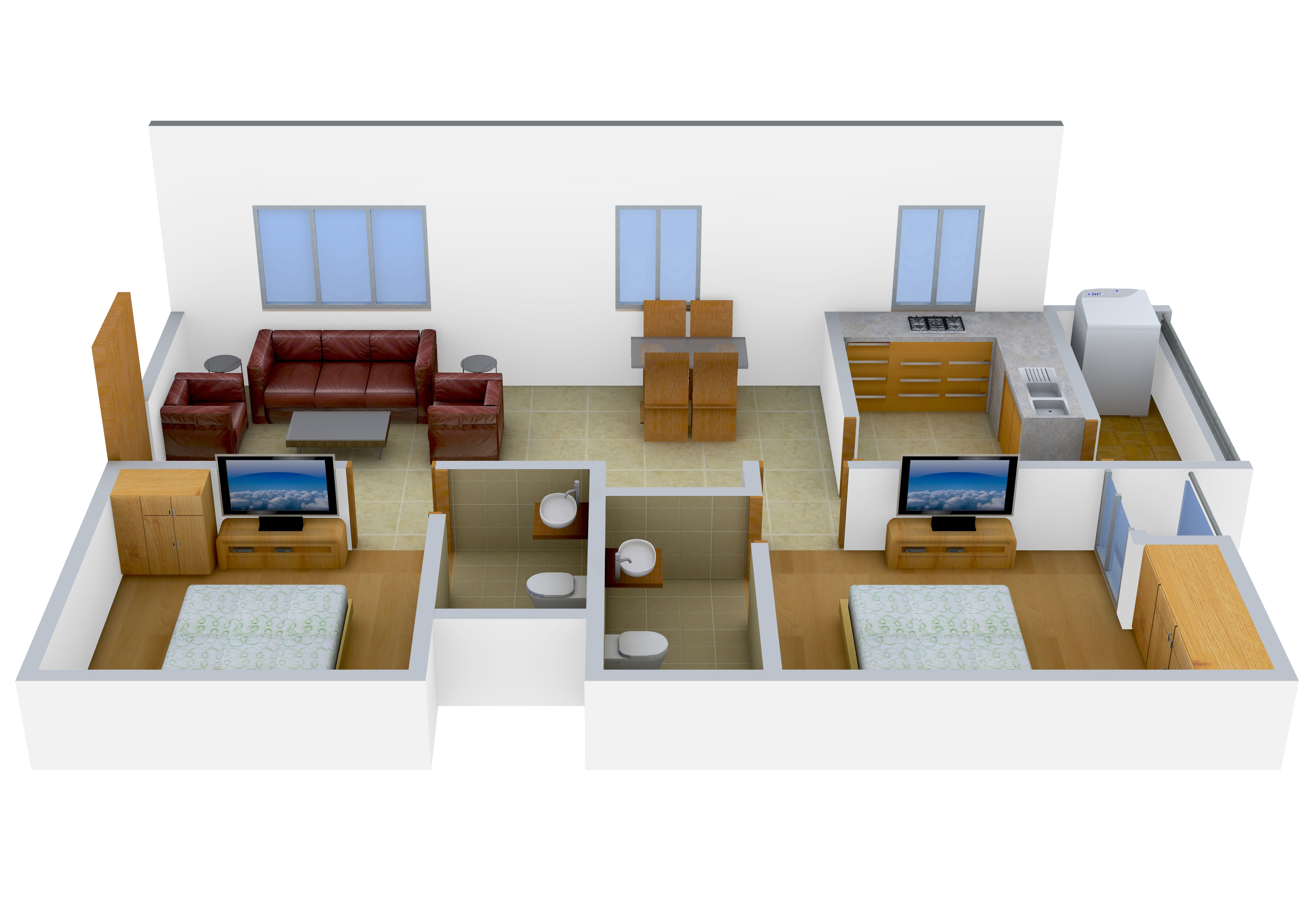 3DFloorPlan of Rahul Lakshmi