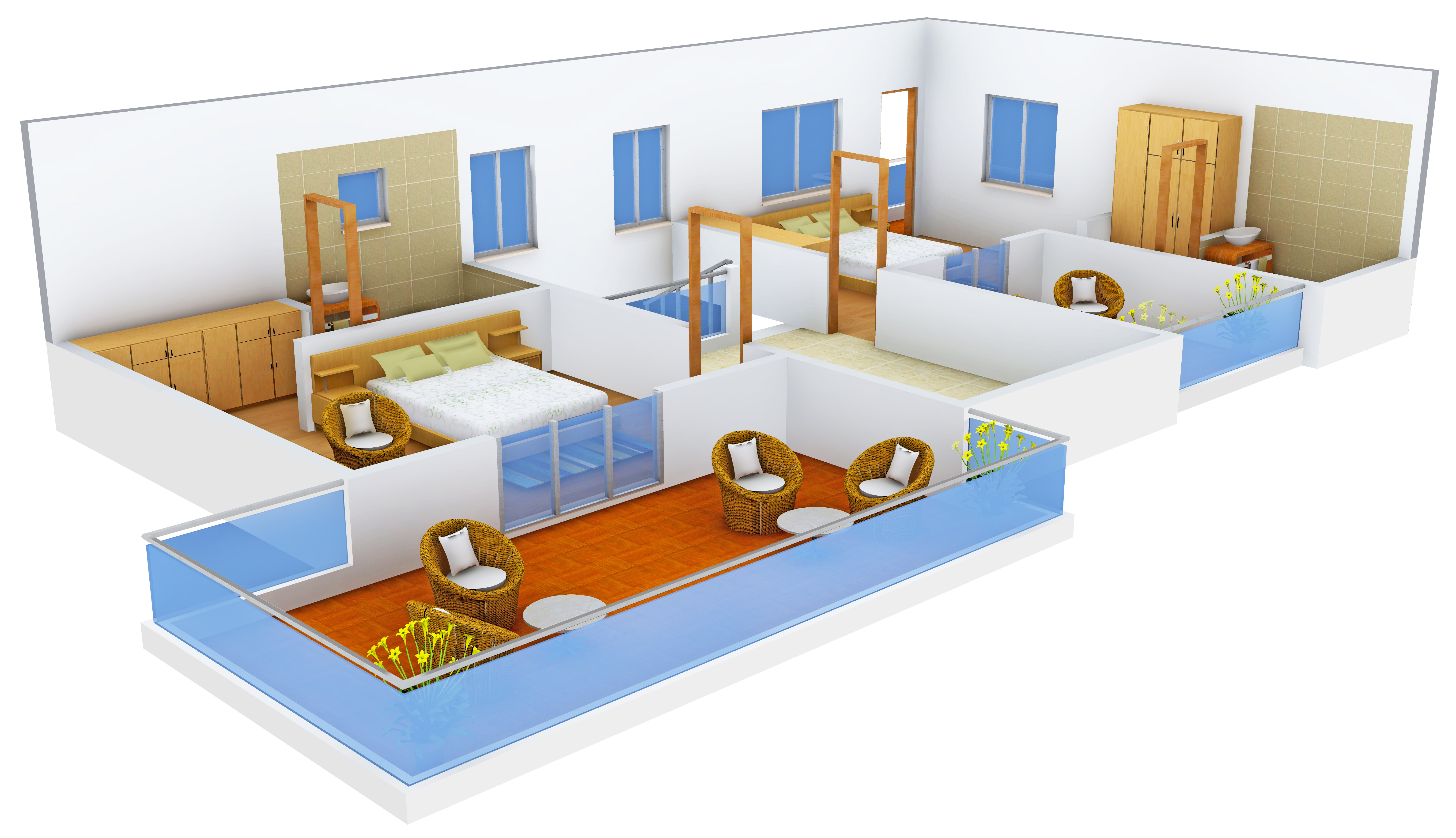 3DFloorPlan of Vivant Eleganz