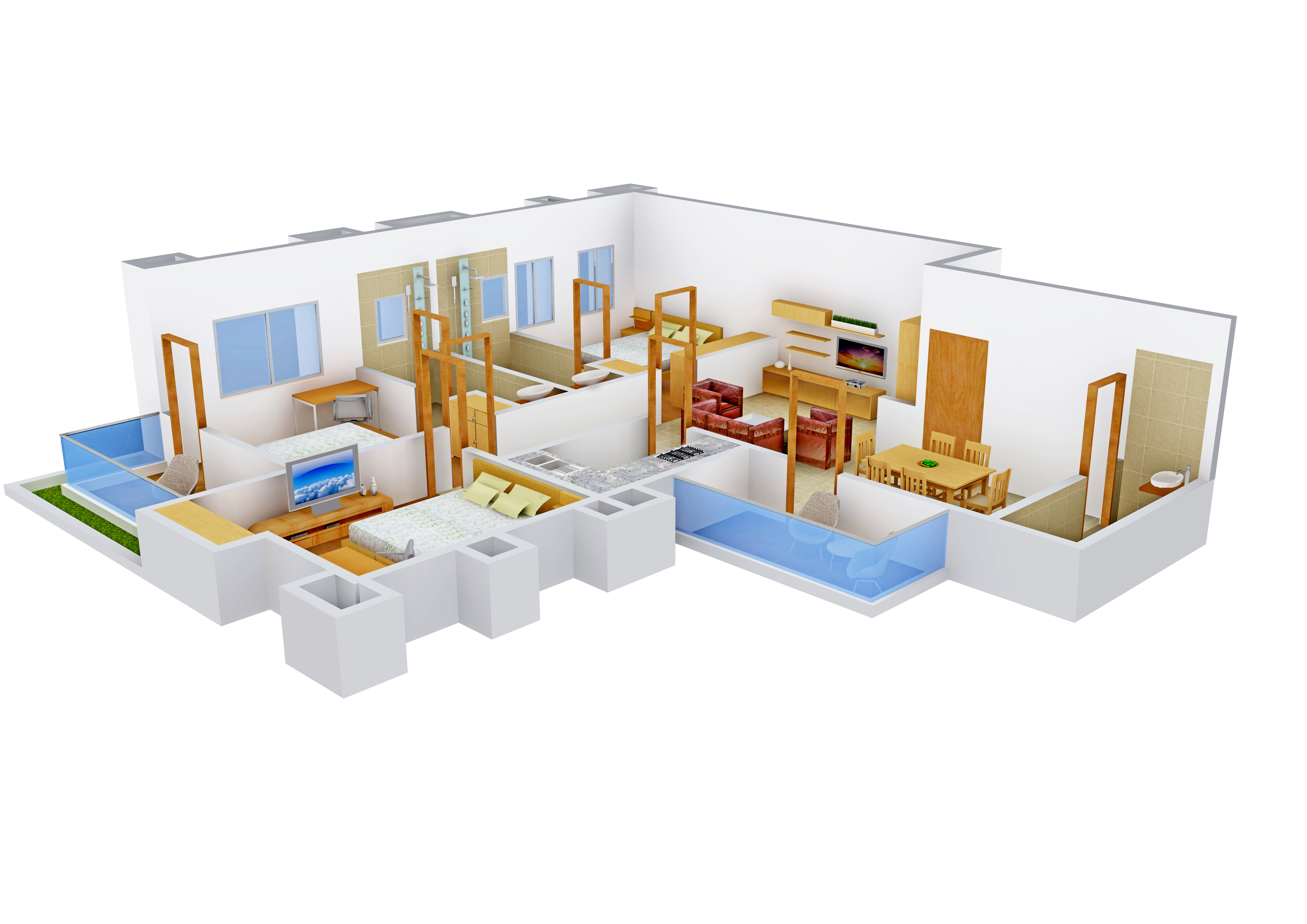 3DFloorPlan of Ecoprime Edifice