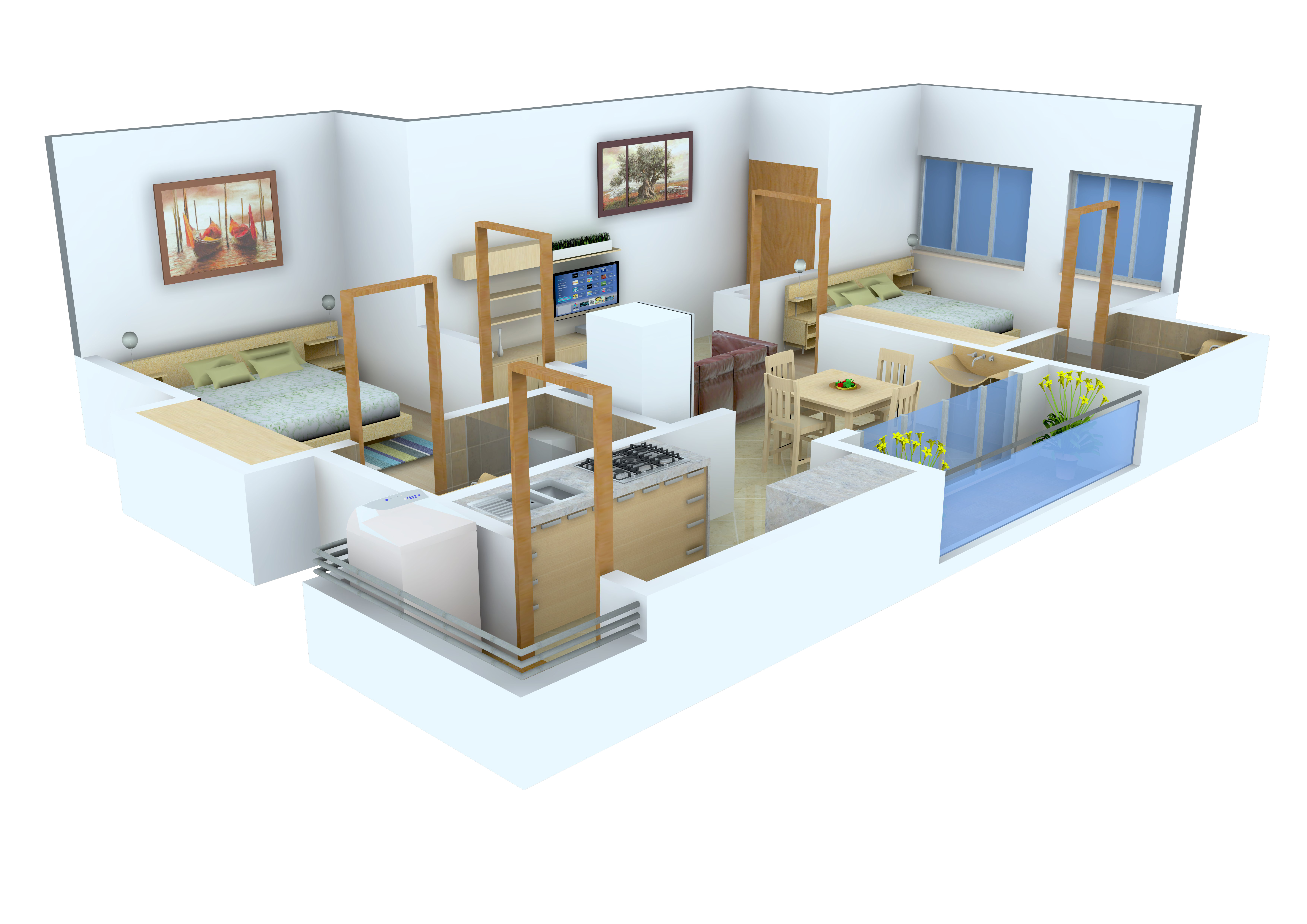 3DFloorPlan of Keystone The Grove