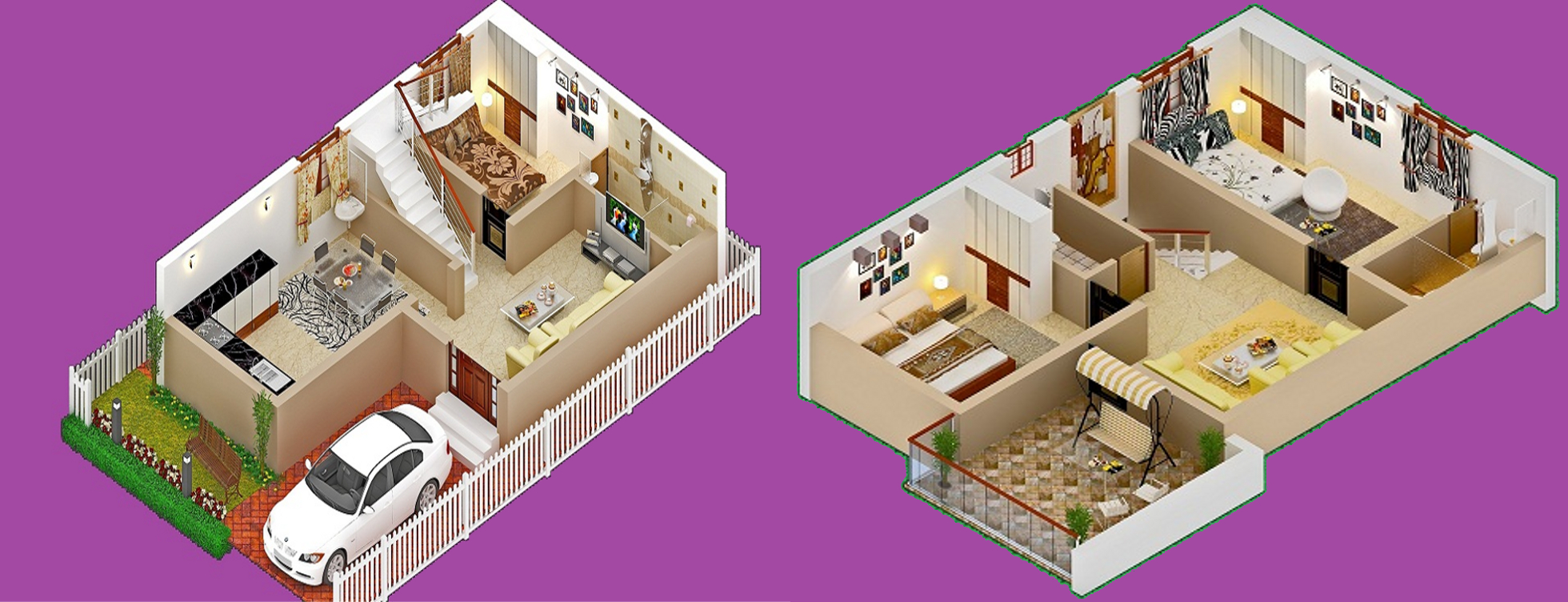 3DFloorPlan of KK Lakshya Avenue