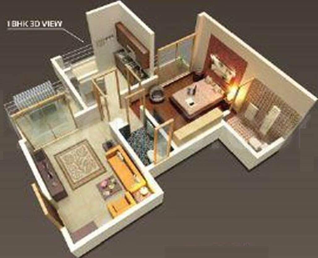 3DFloorPlan of Balaji Shree Krishna Heavens