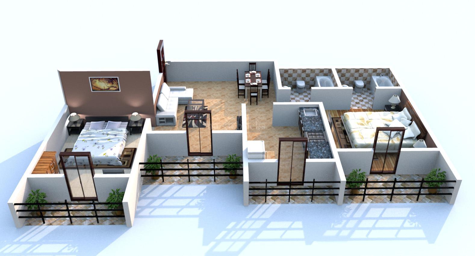 3DFloorPlan of Deepali Deepali Deep Aangan