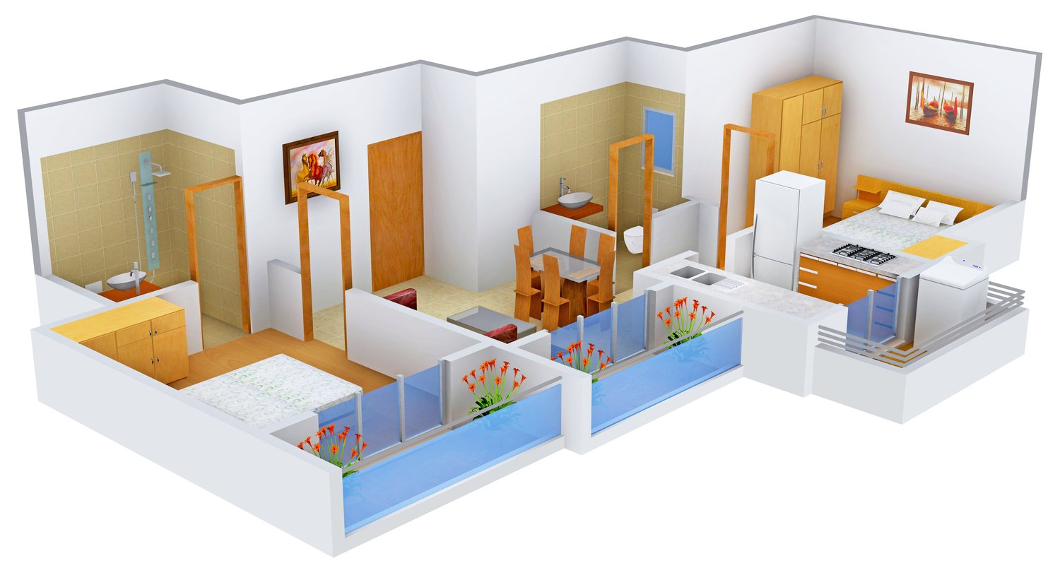 3DFloorPlan of Vinay Classic