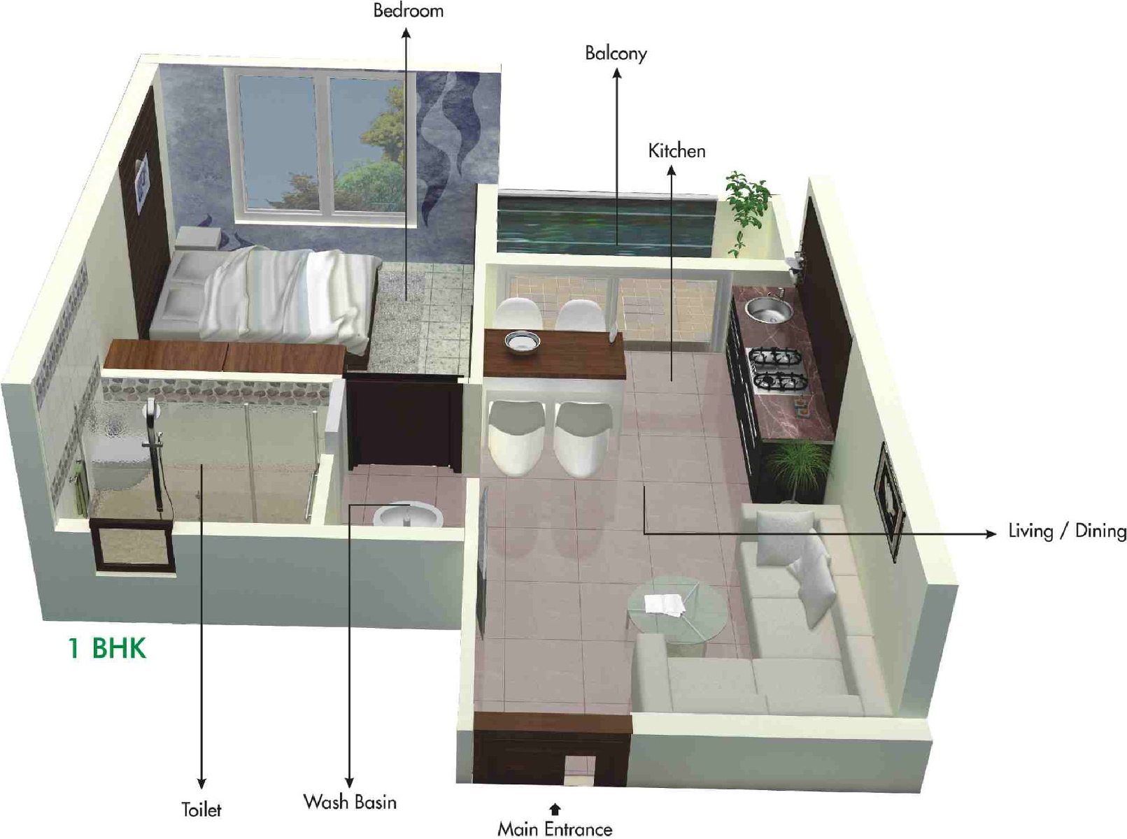 3D Floor Plan 3D Floor Plan