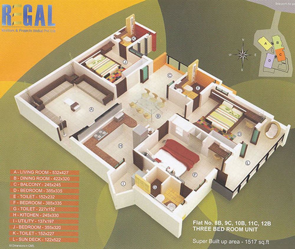 3DFloorPlan of Regal Promenade