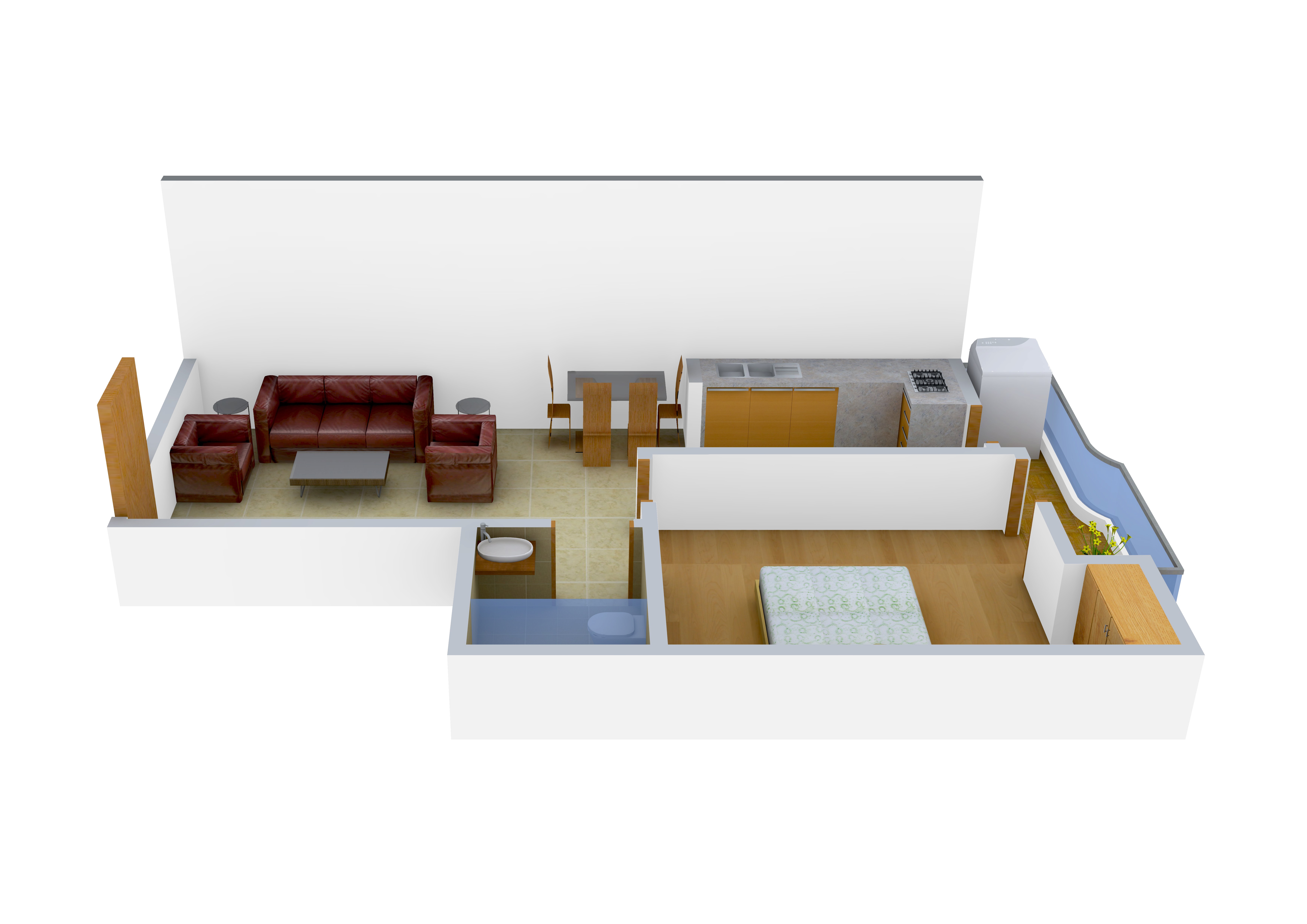 3DFloorPlan of Sheetalnath Paradise