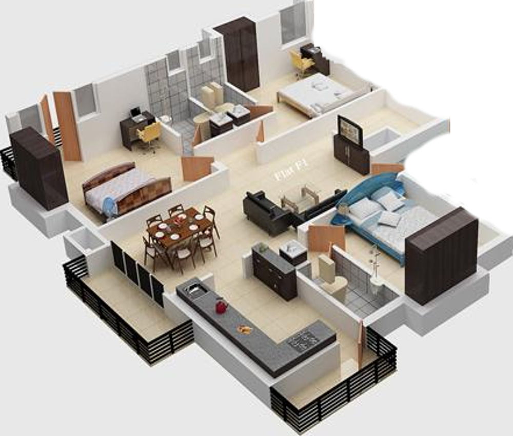 3D Floor Plan 3D Floor Plan