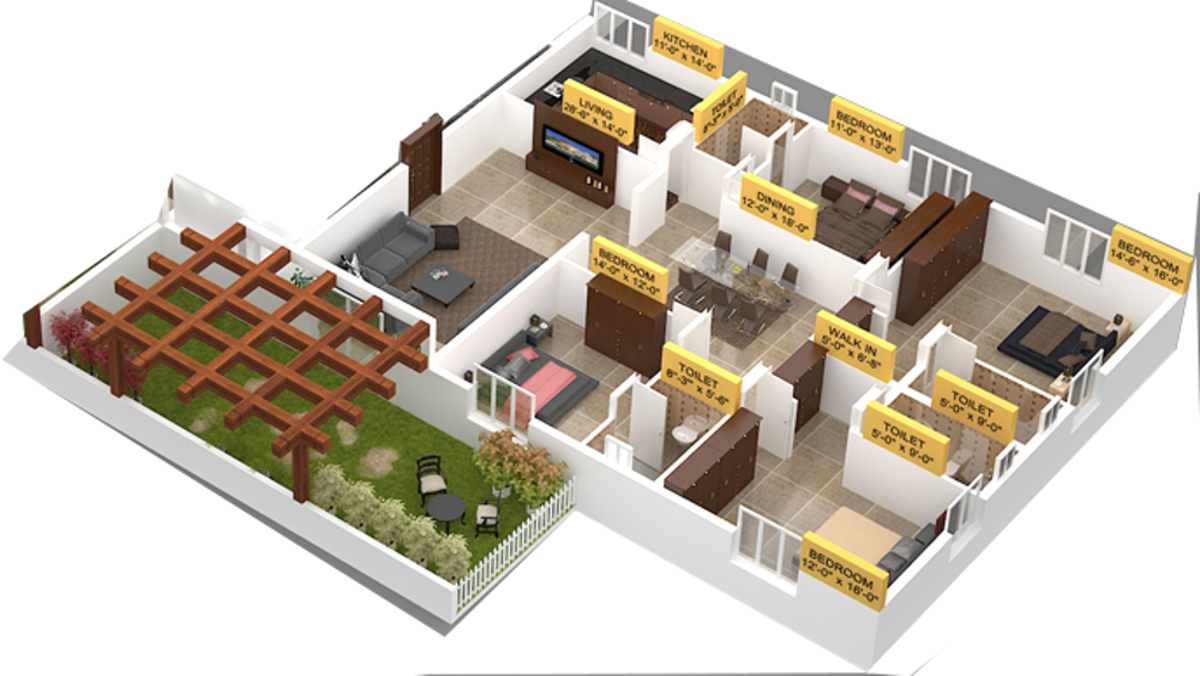 3DFloorPlan of Global Pride