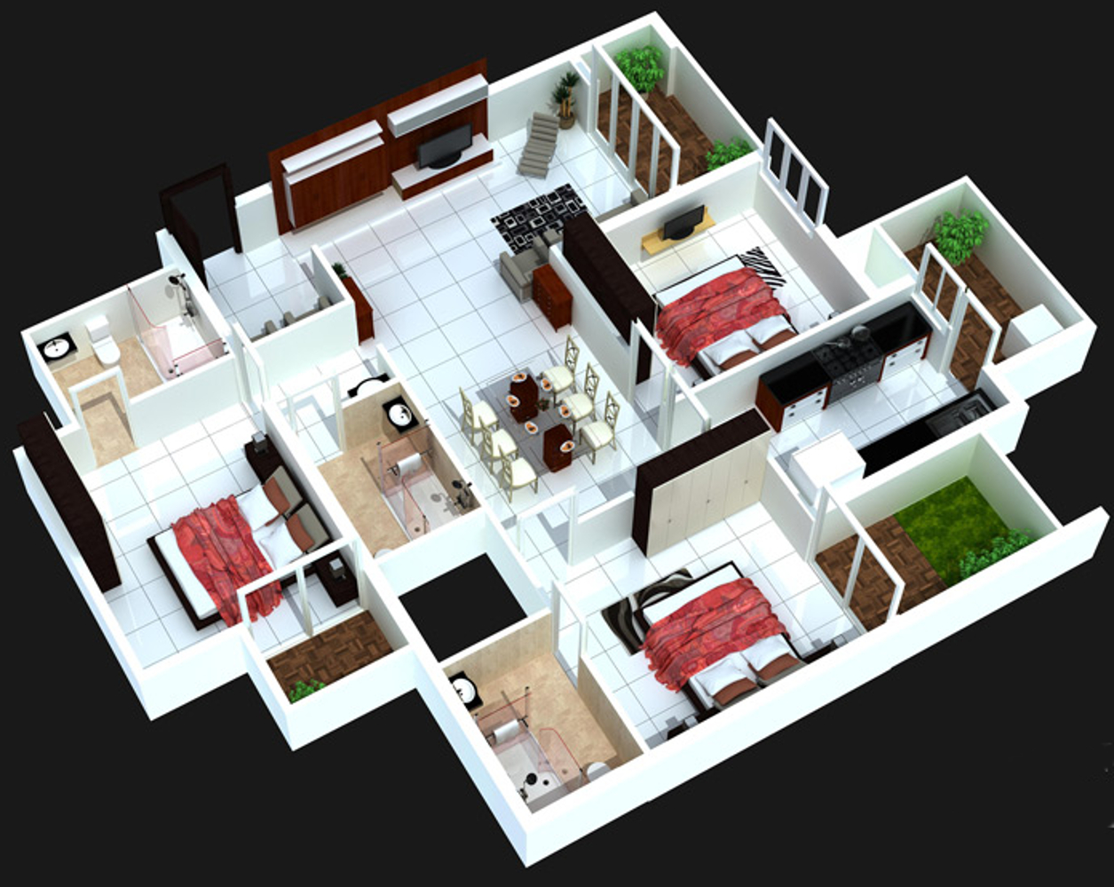 3D Floor Plan 3D Floor Plan
