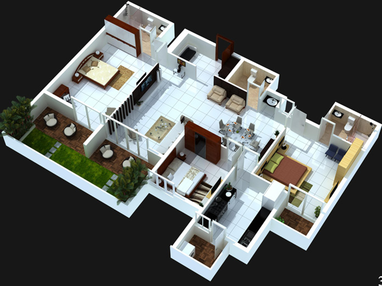 3D Floor Plan 3D Floor Plan