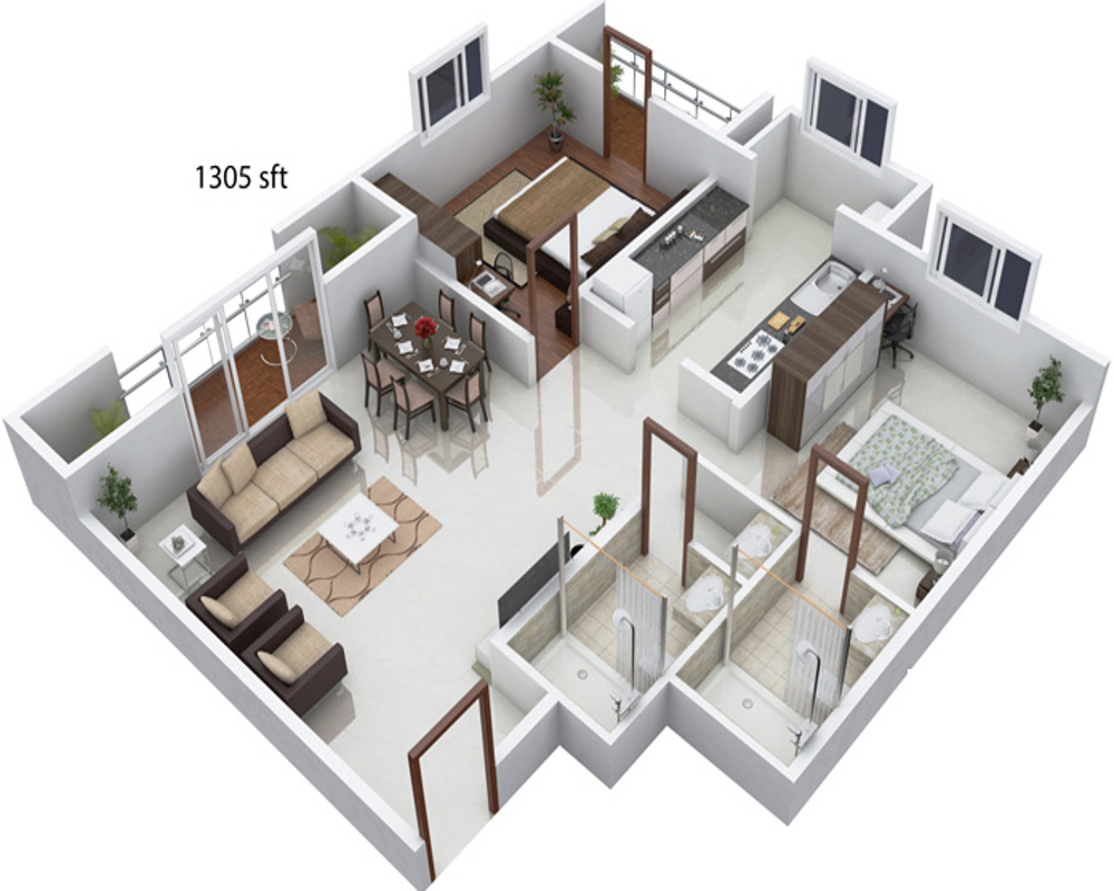 3D Floor Plan 3D Floor Plan