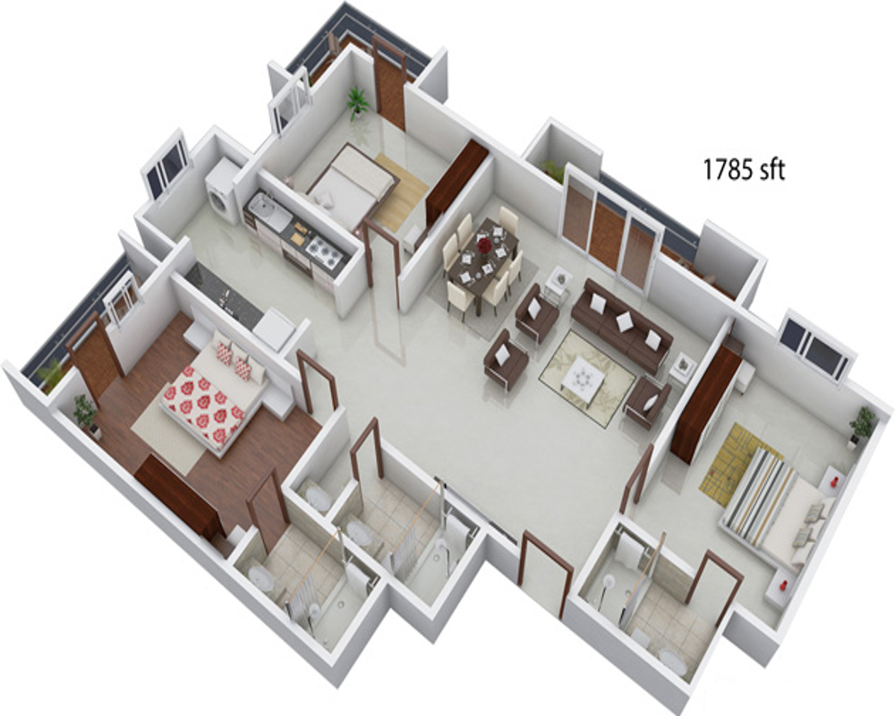 3D Floor Plan 3D Floor Plan
