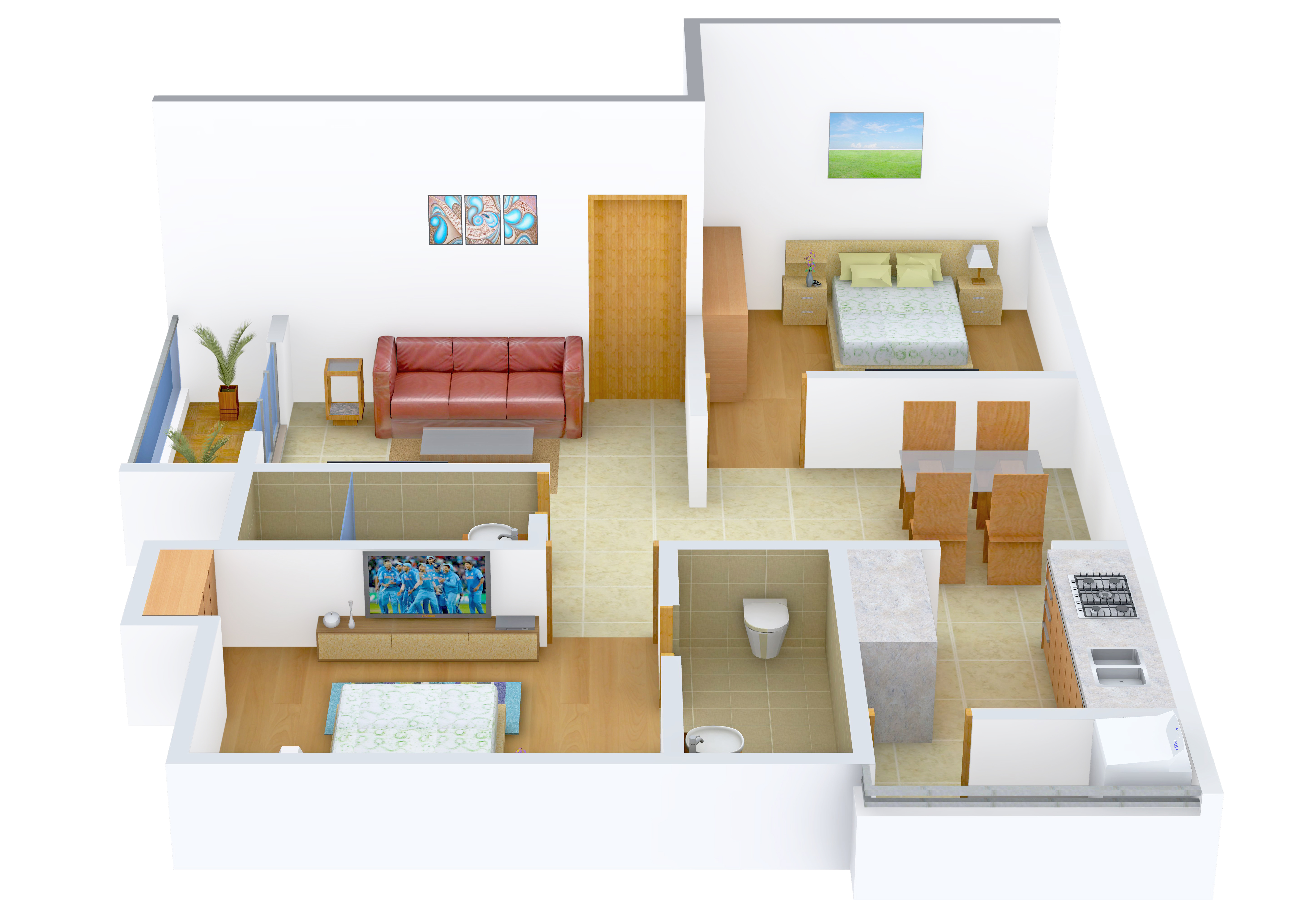 3DFloorPlan of Poomalai Ruchika