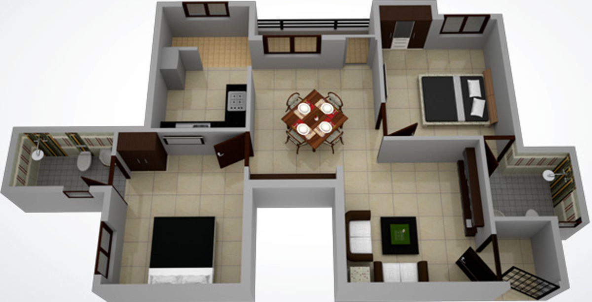 3D Floor Plan