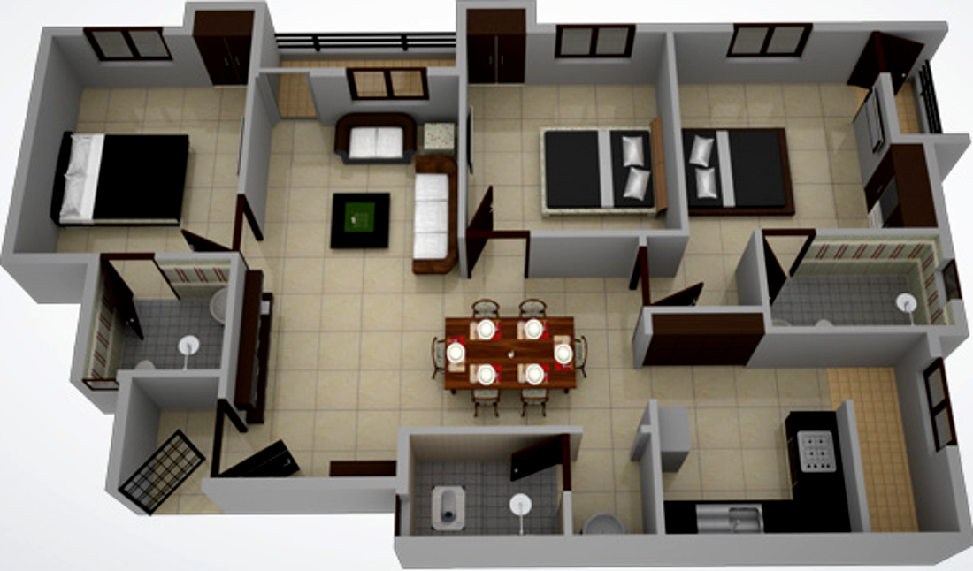 3D Floor Plan
