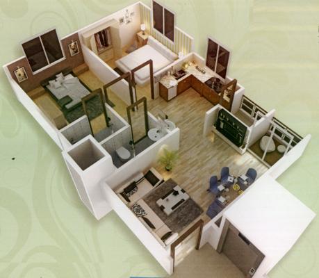 1000 sq ft 2 BHK 2T Apartment for Sale in Sakar ...