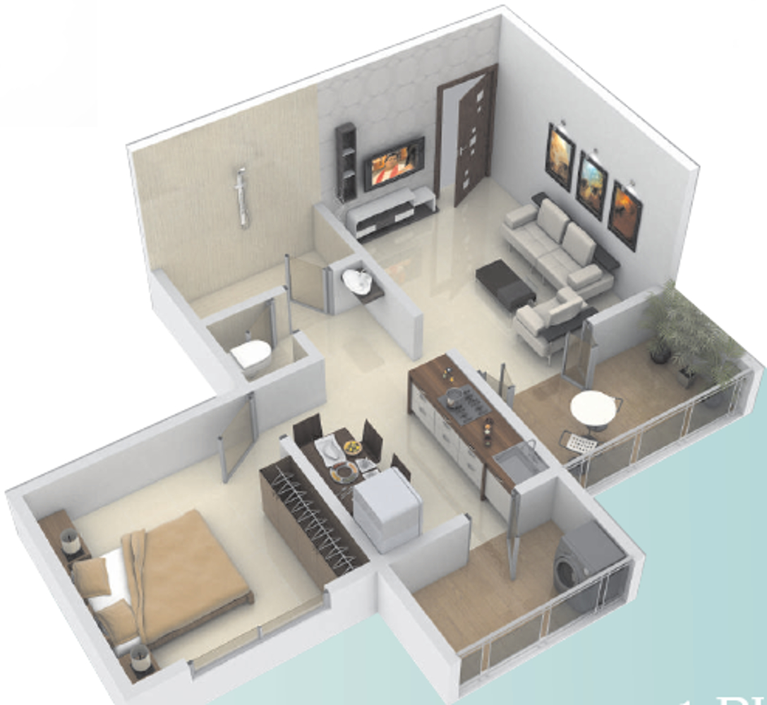3DFloorPlan of Sharada Pearl