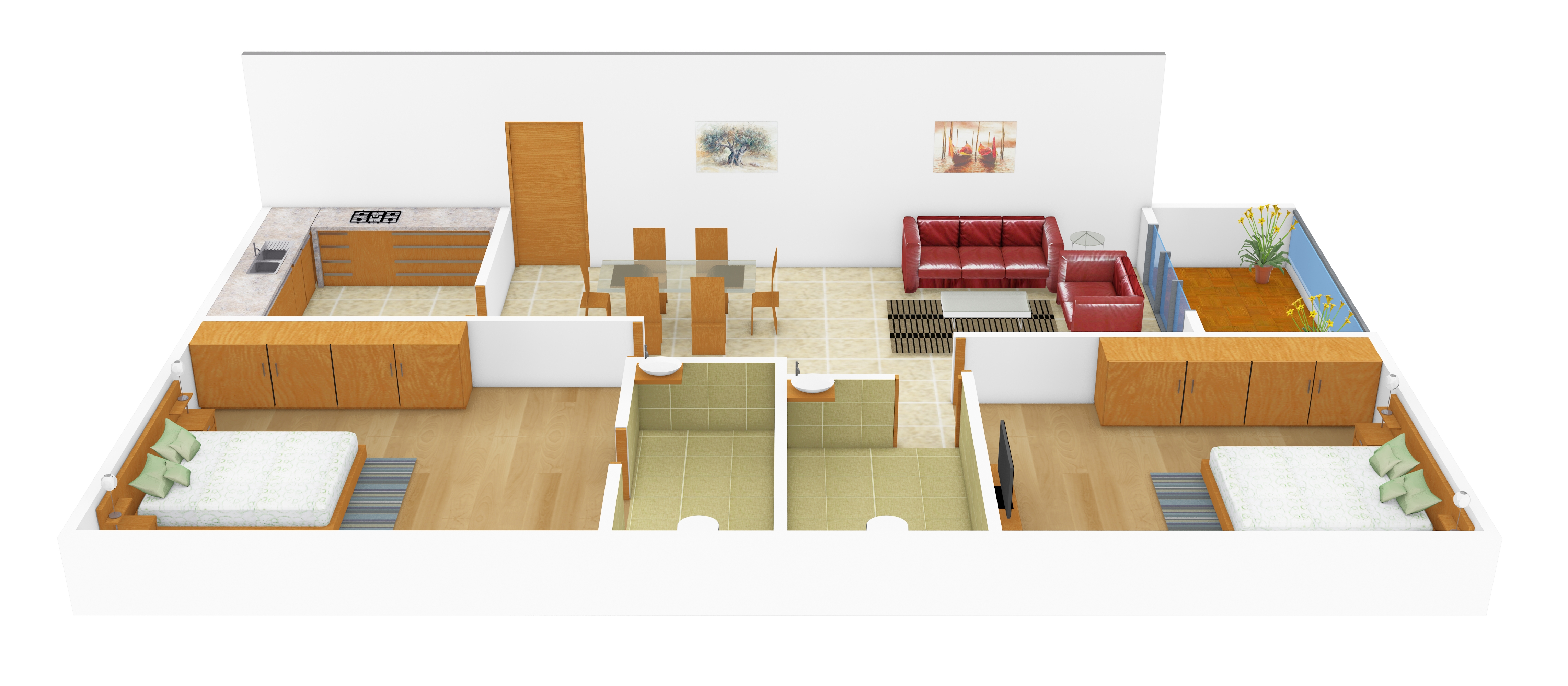 3DFloorPlan of Master Orchard Estate Phase I