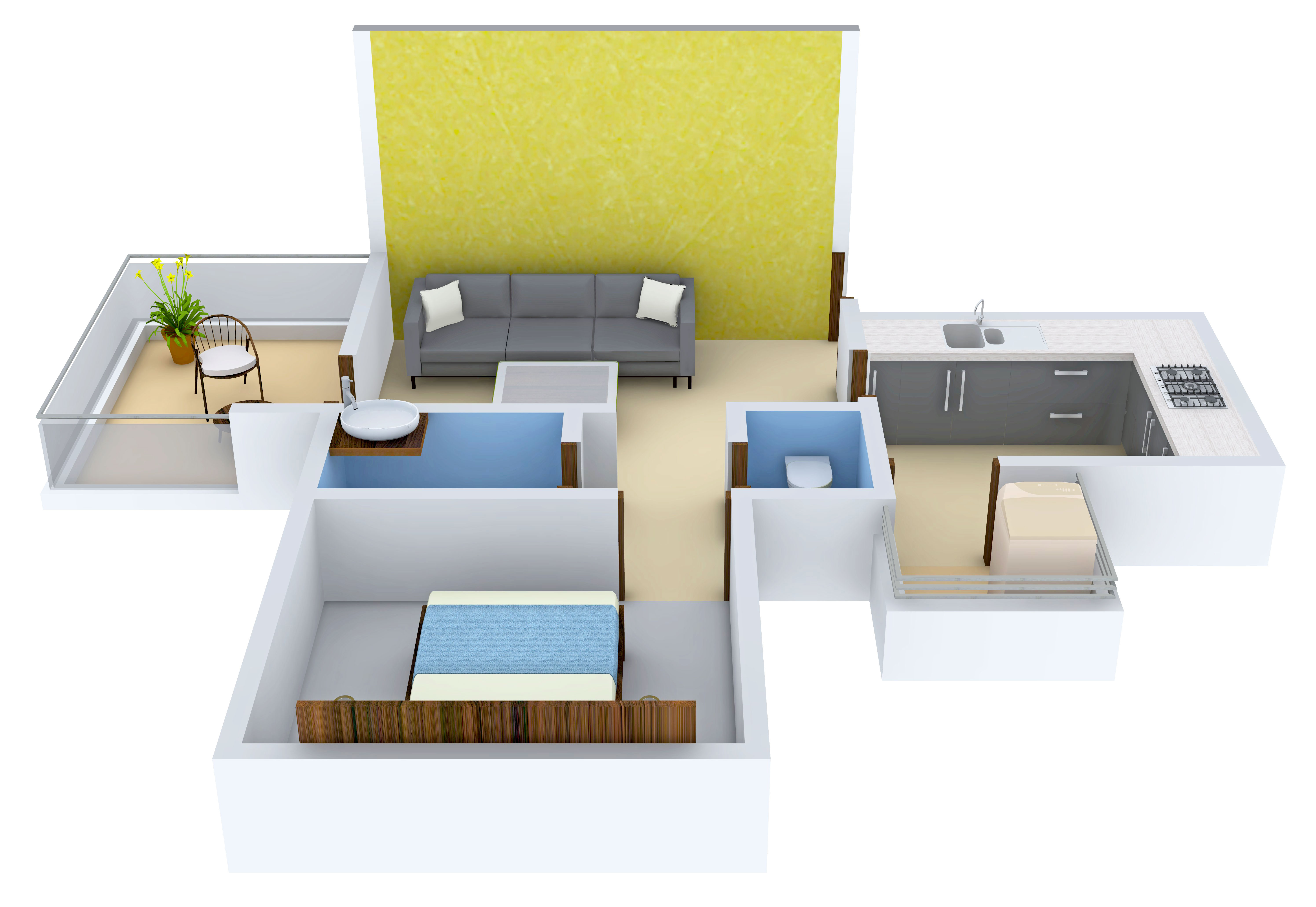 3DFloorPlan of Raghvendra Akashvedh