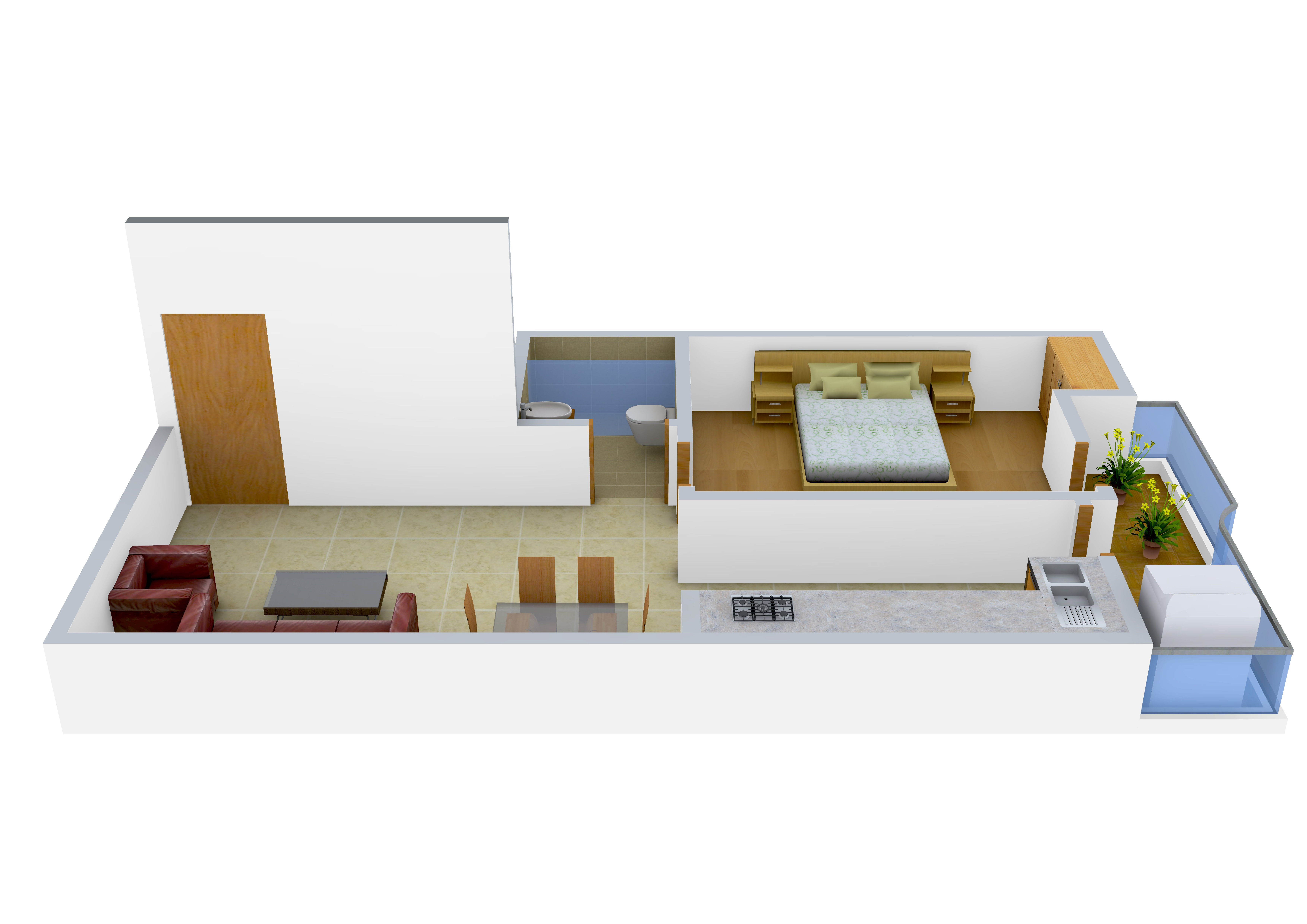 3DFloorPlan of Sheetalnath Paradise