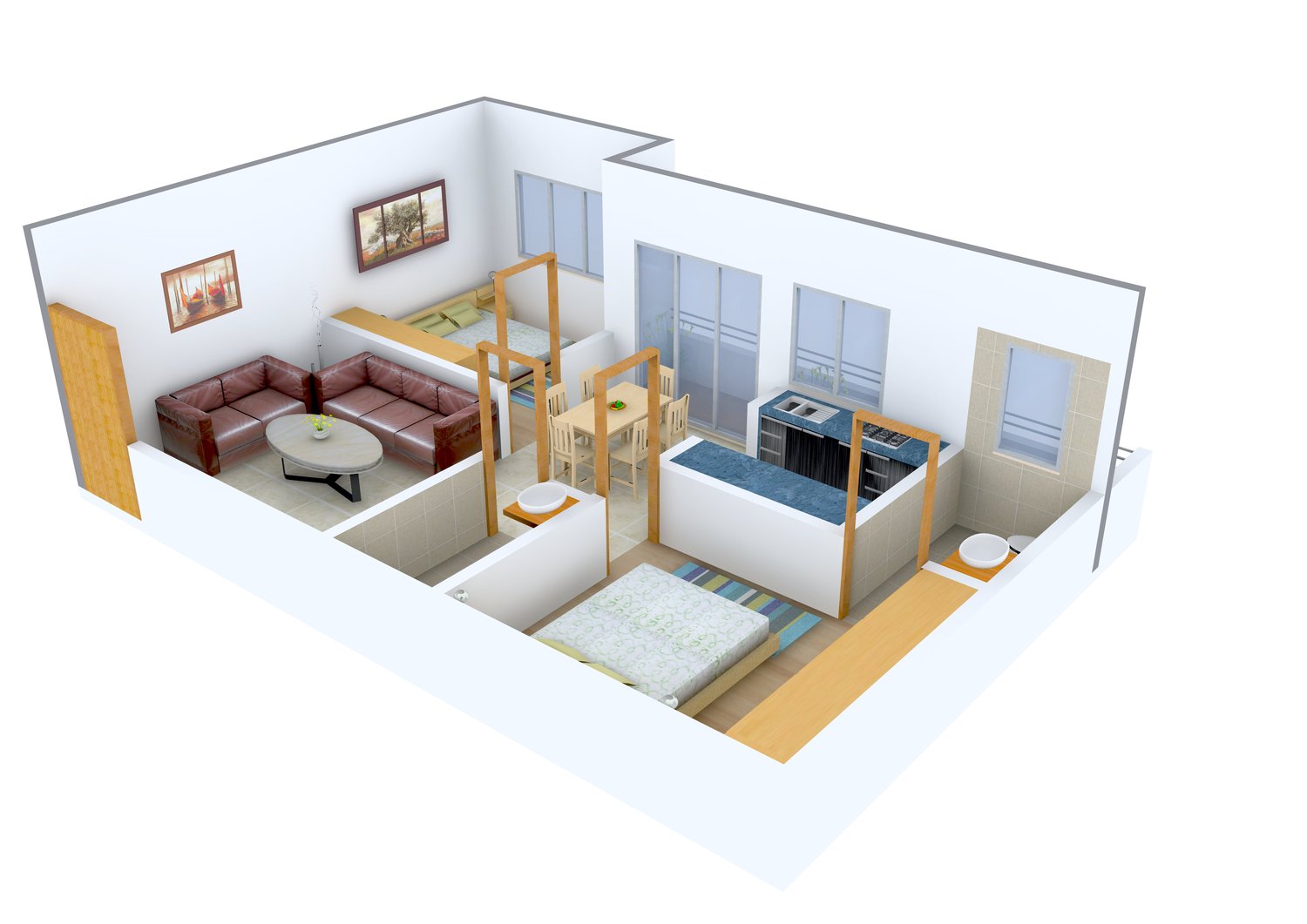 3DFloorPlan of Viktra Pristine