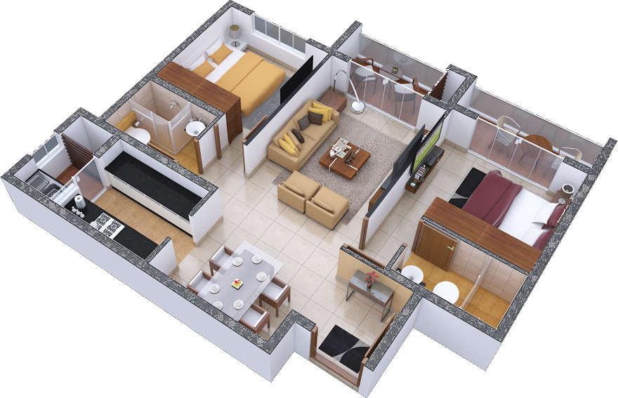 3DFloorPlan of Zaffars Dewberries