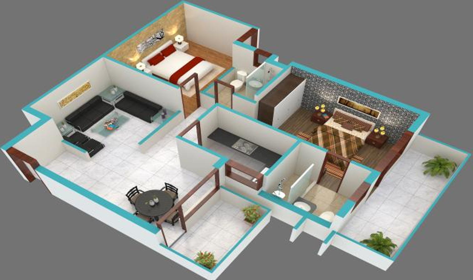 3DFloorPlan of Golden Empire State