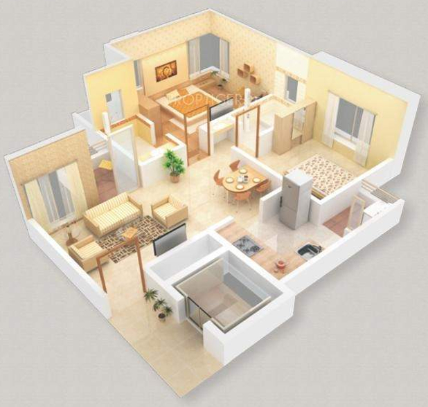 3DFloorPlan of Aurum Elementto