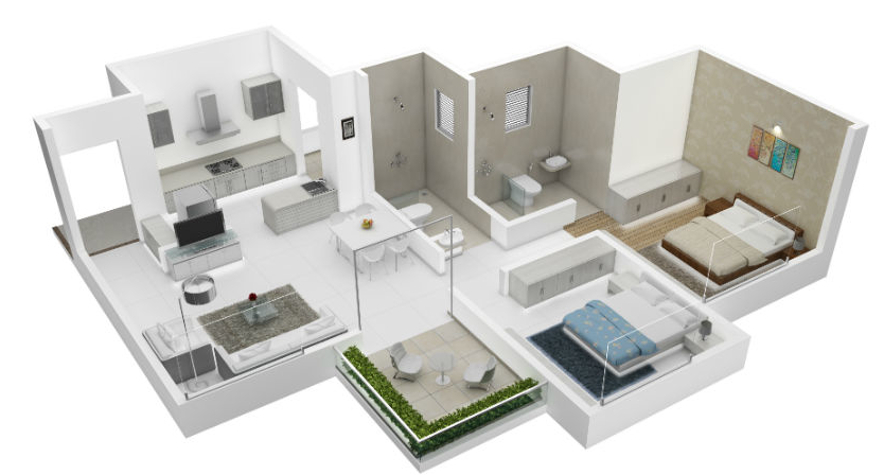 3DFloorPlan of Siddhashila Eela