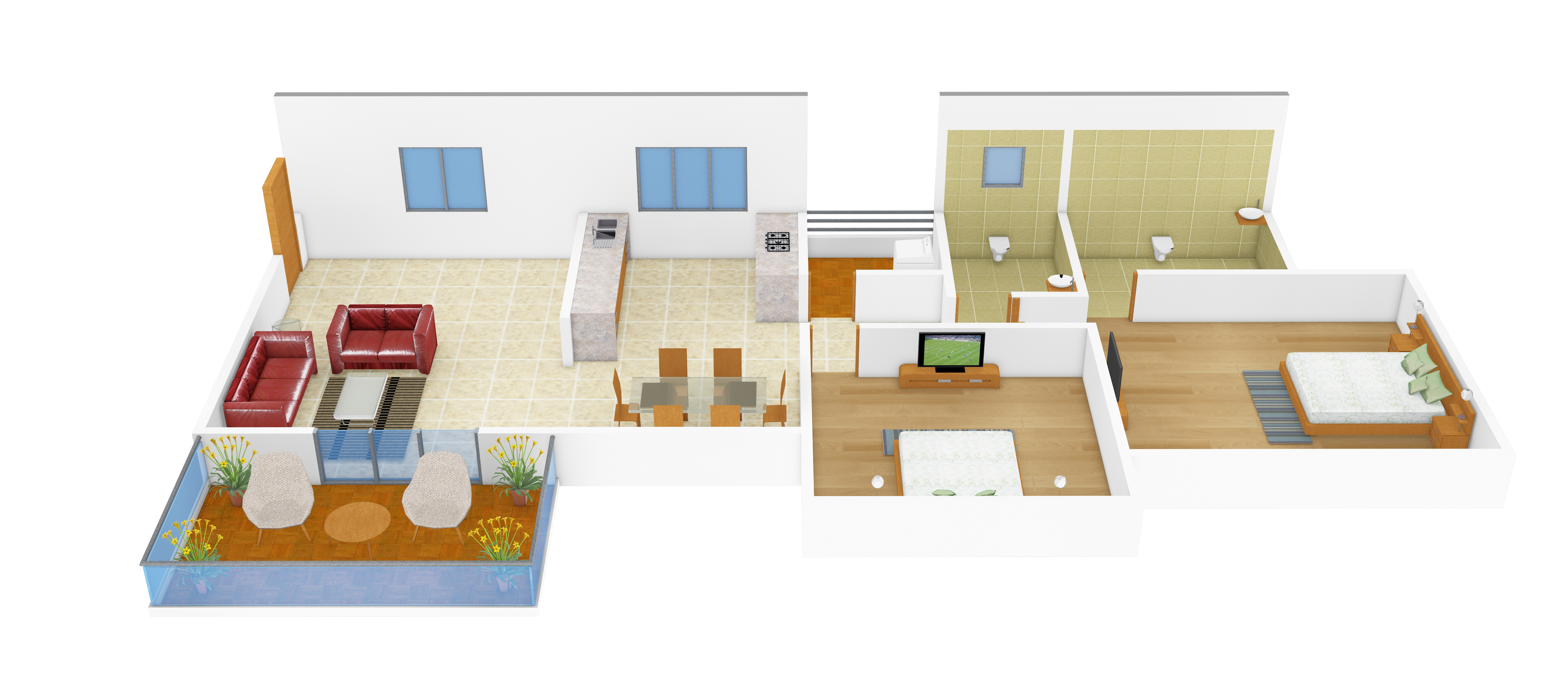 3DFloorPlan of Austin Park