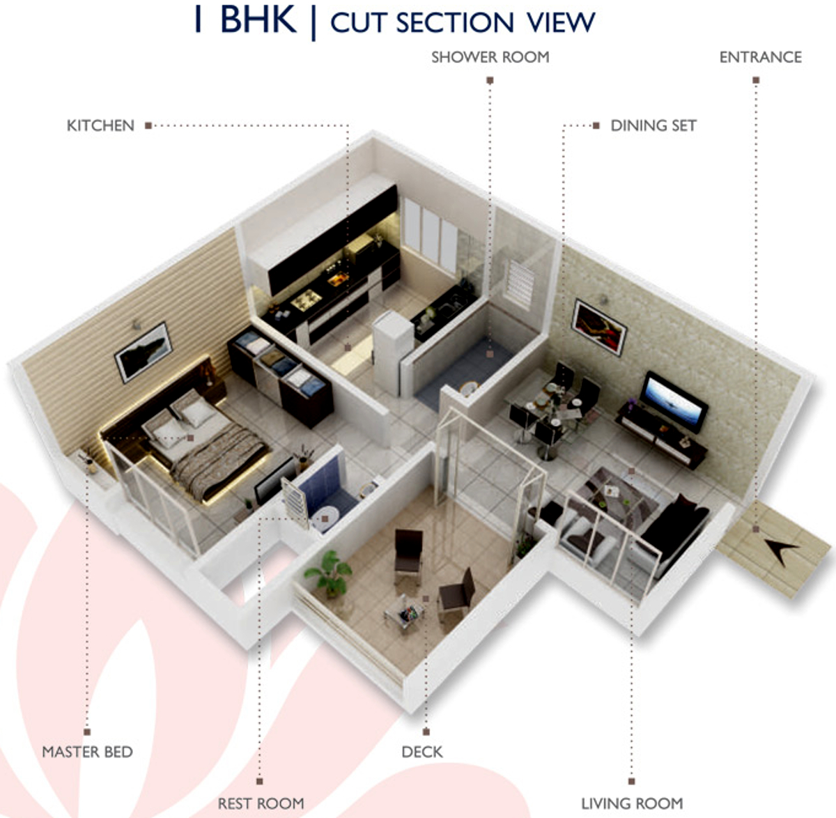 3DFloorPlan of Siddhant Divine