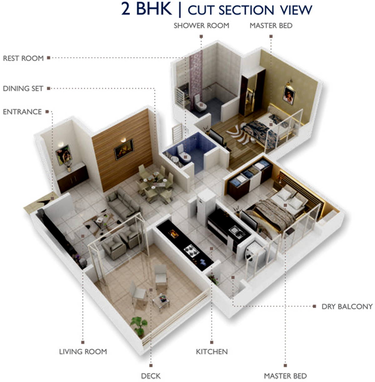3DFloorPlan of Siddhant Divine