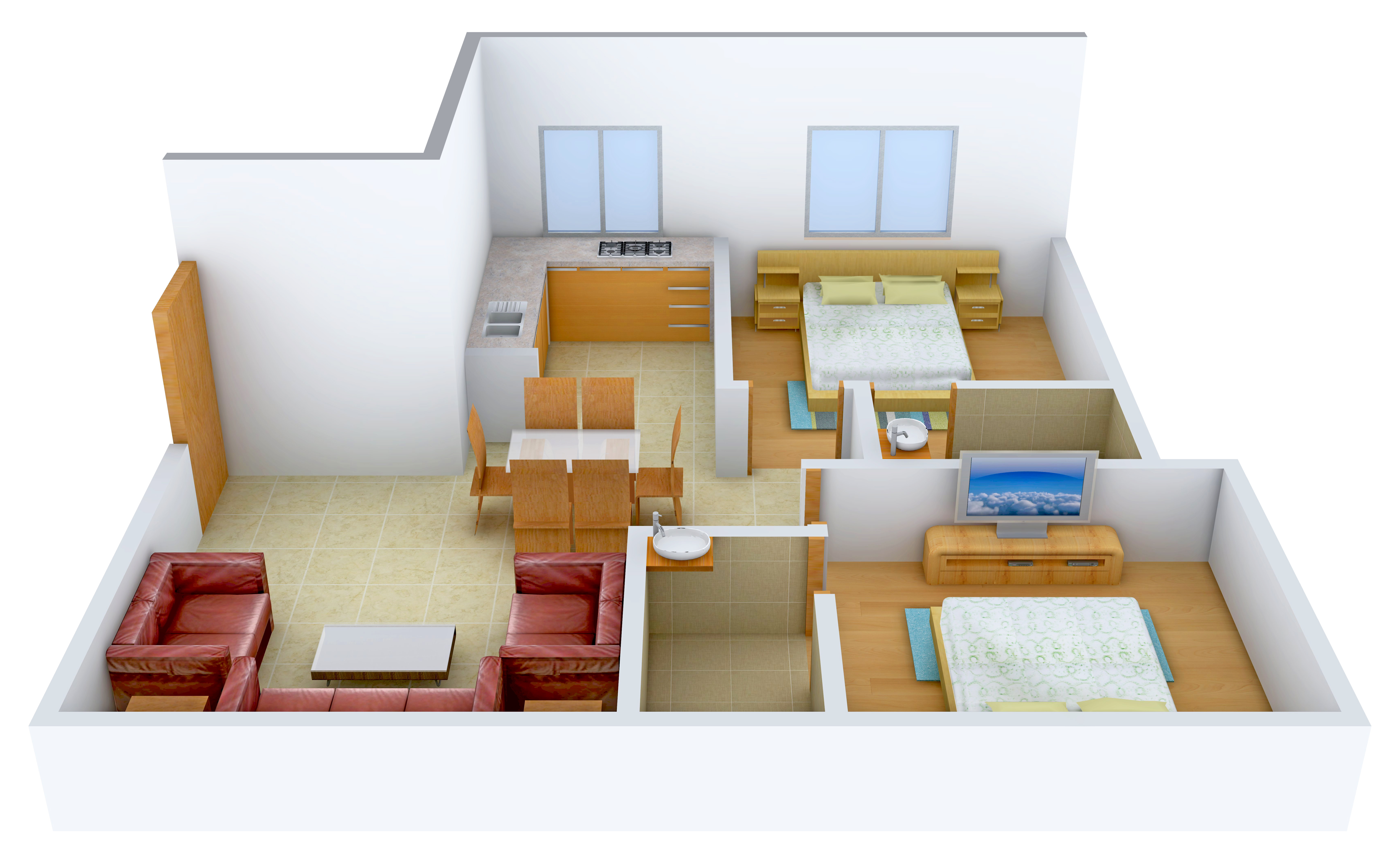 3DFloorPlan of Sekaran Palladian