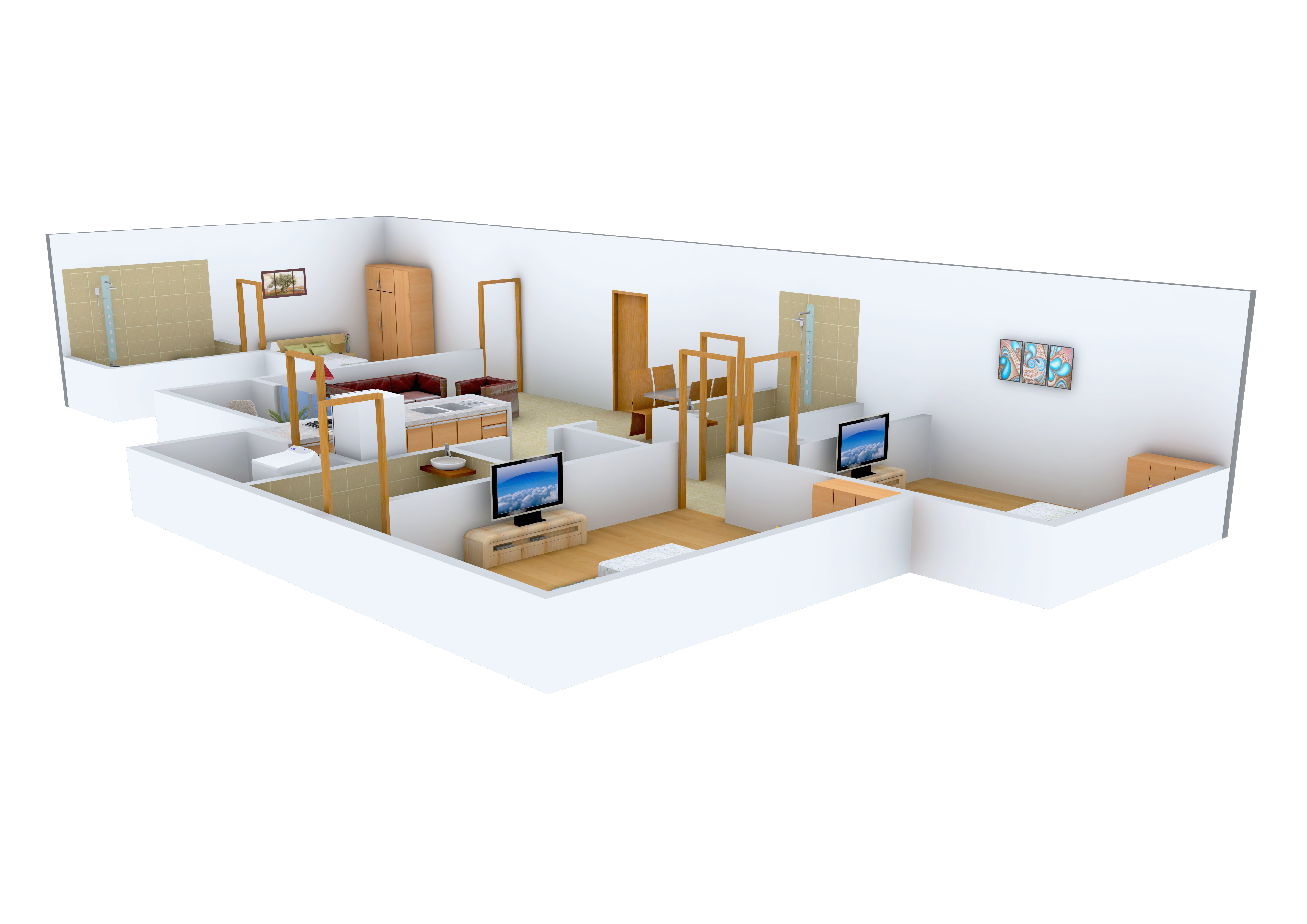 3DFloorPlan of Ratnaakar Atelier
