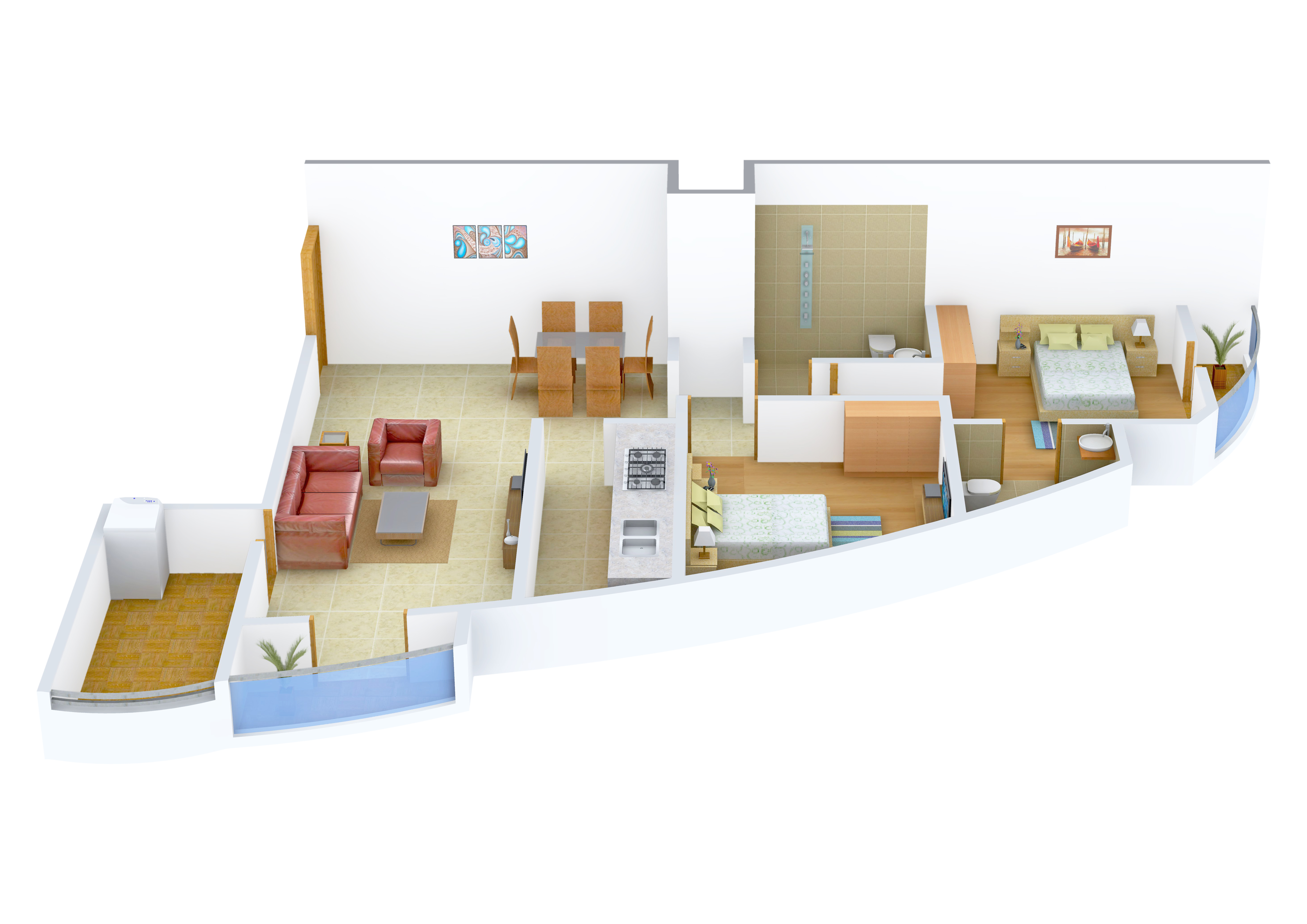 3DFloorPlan of Hoysala Corpus