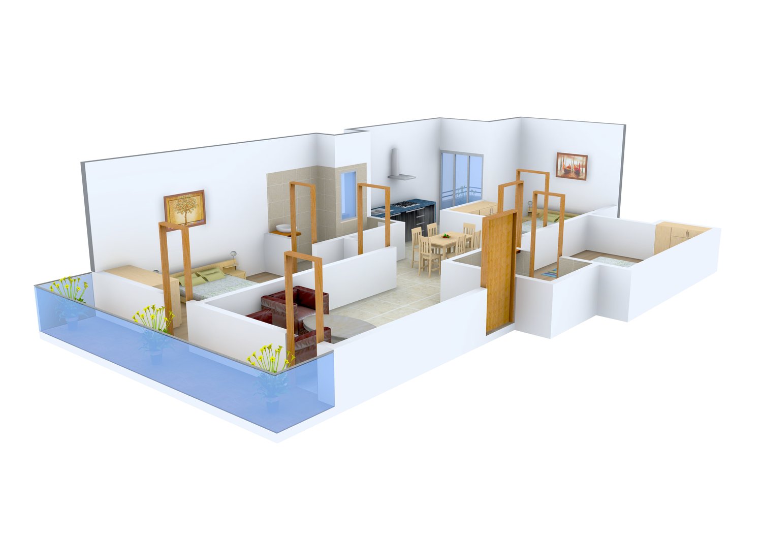 3DFloorPlan of Deoasis Silver Arch