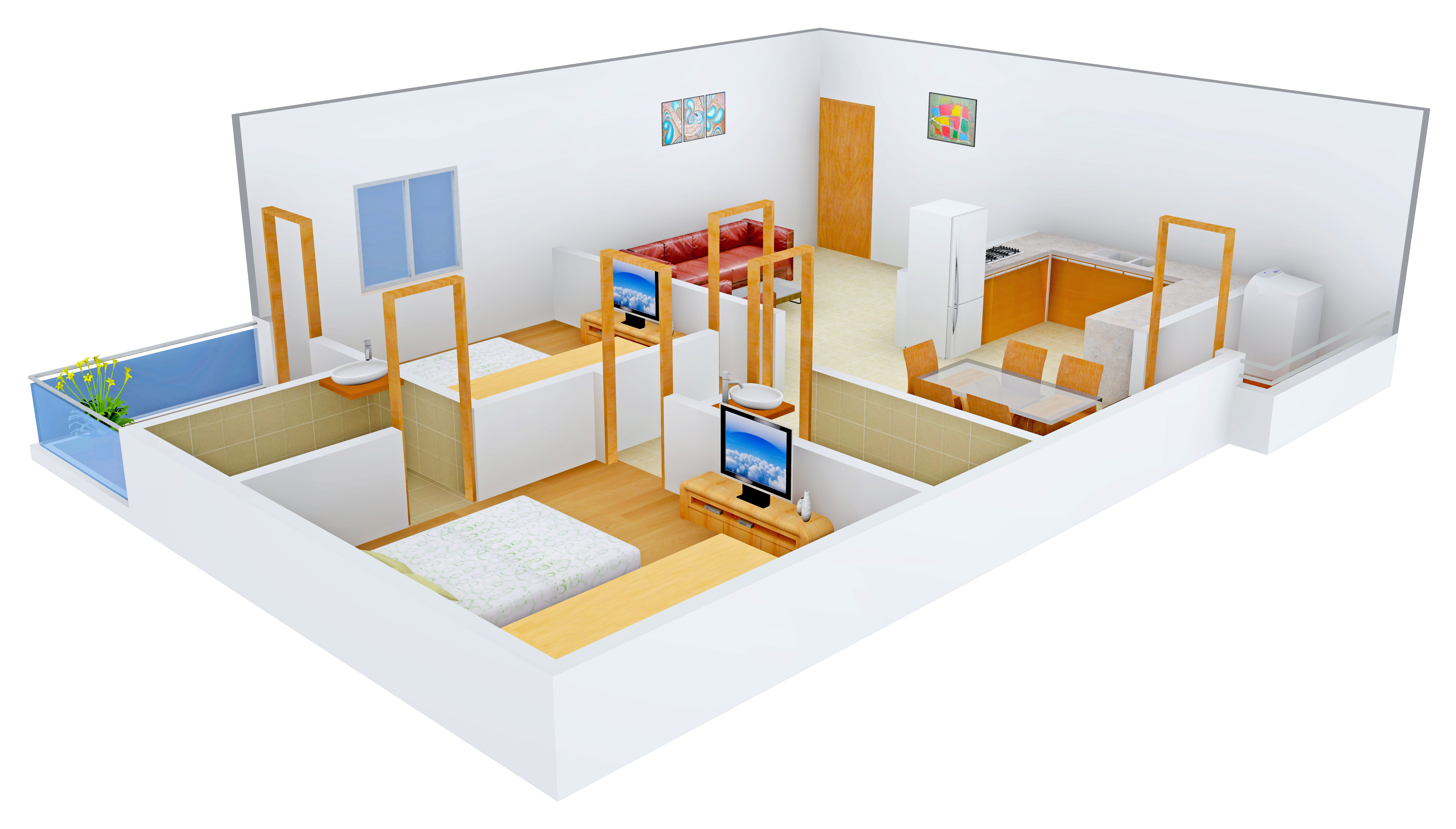 3DFloorPlan of Essen Elegance
