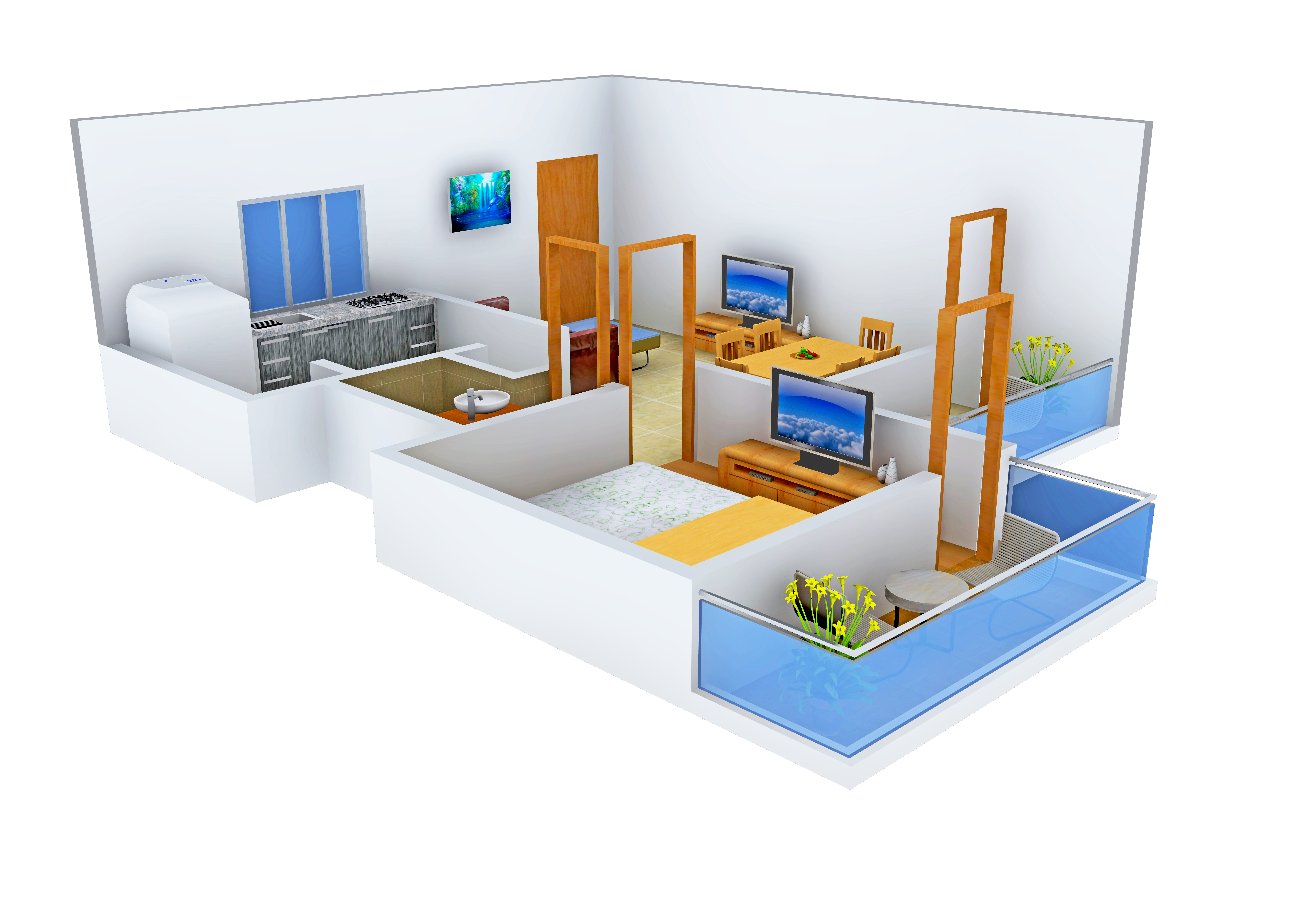 3DFloorPlan of Land Hill Point III