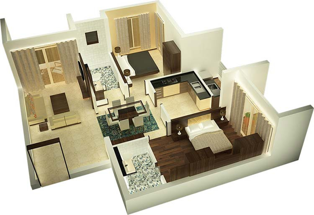 3DFloorPlan of Allegro Aureus