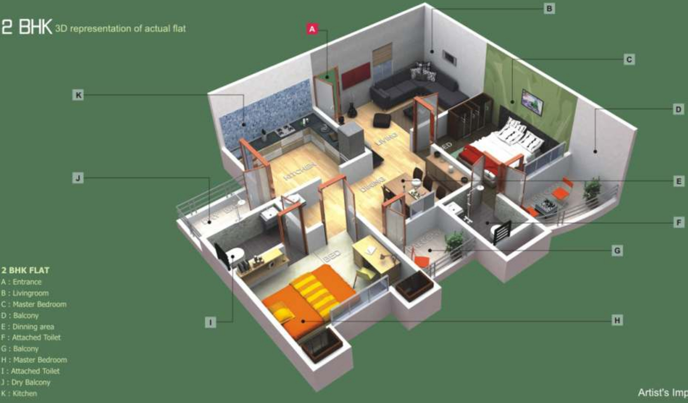 3DFloorPlan of Jeff Premier