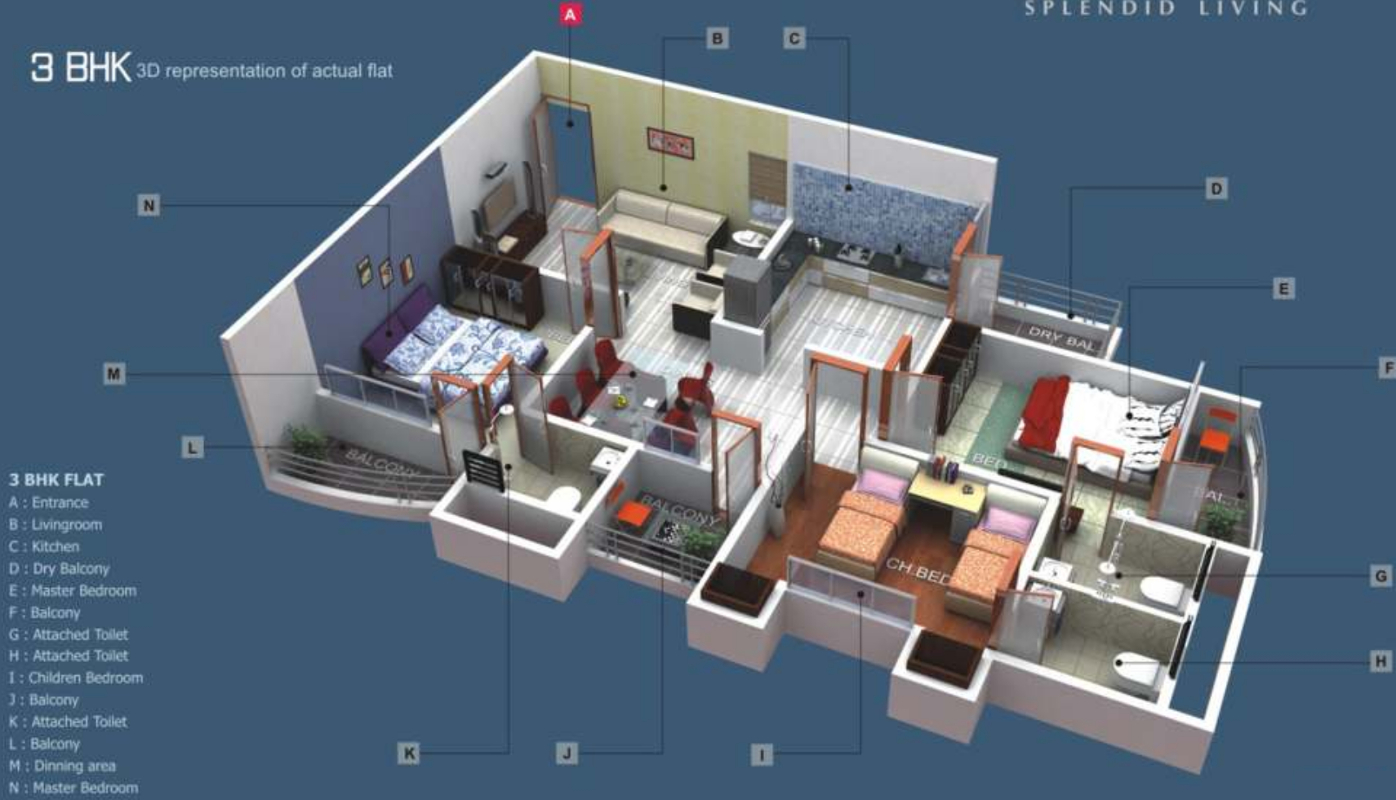 3DFloorPlan of Jeff Premier