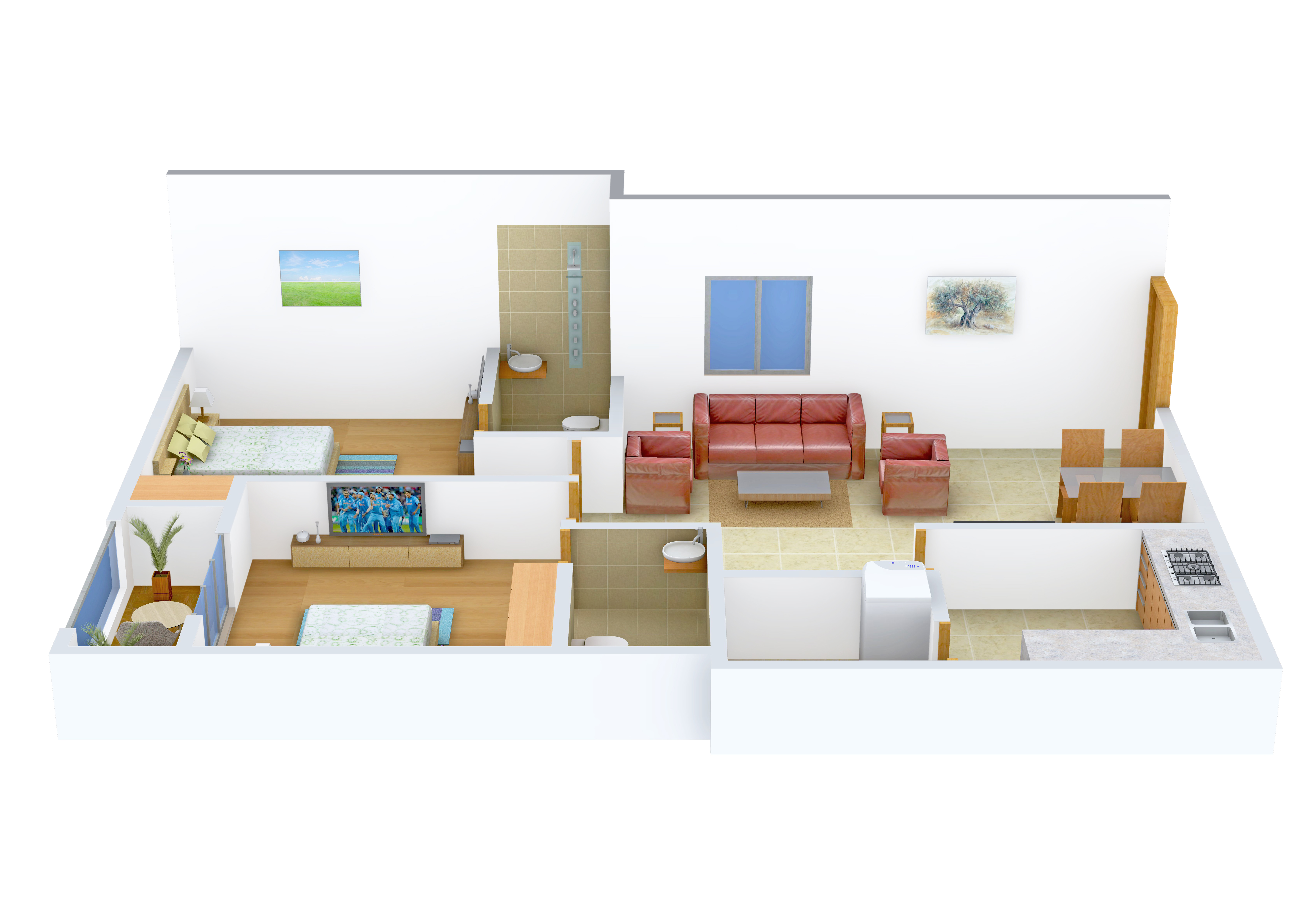 3DFloorPlan of Mather Asteroid