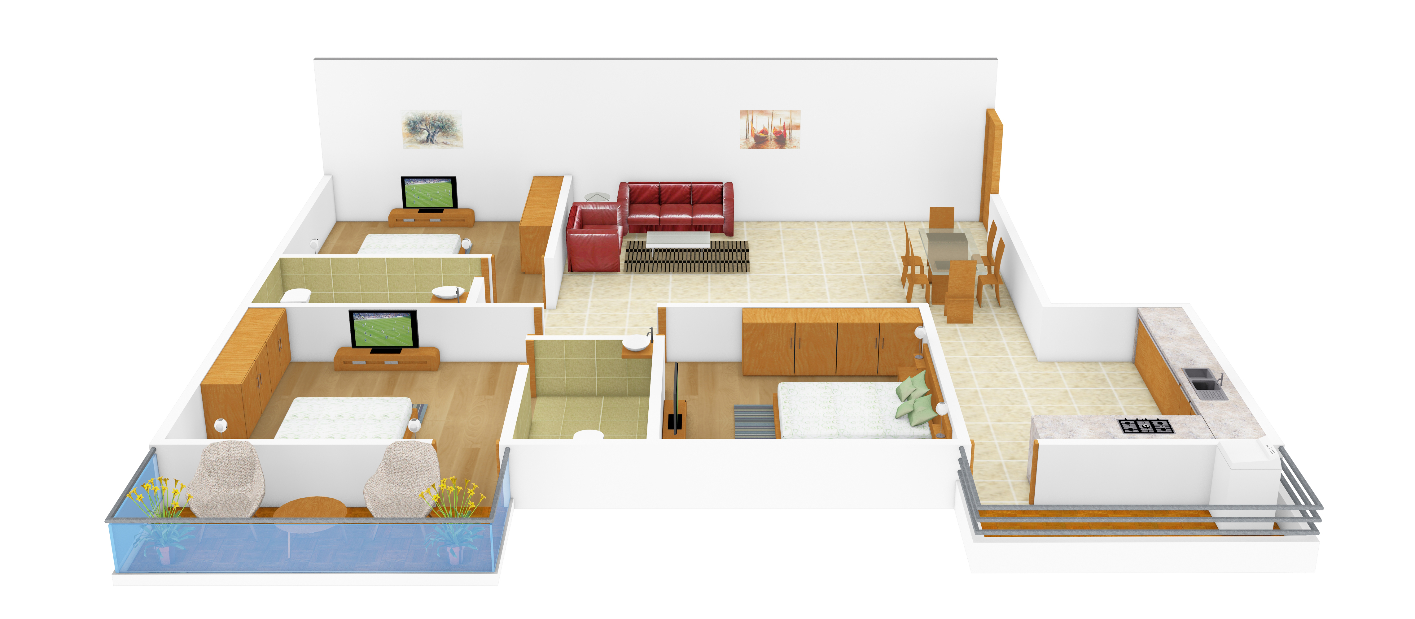 3DFloorPlan of Sai Sumukha Sterling