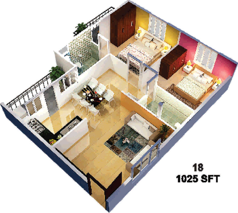 3DFloorPlan of Sai Sumukha Sterling