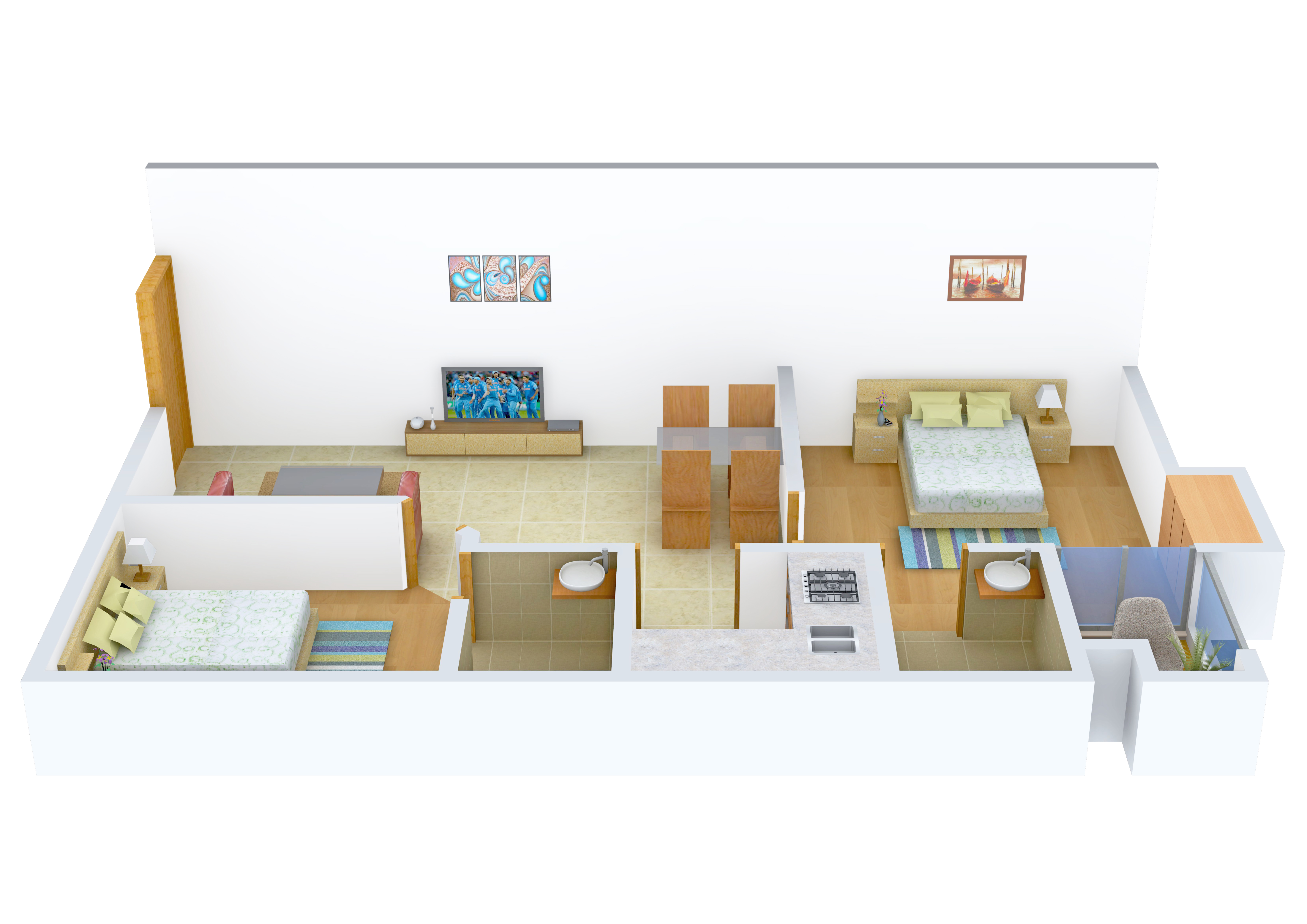 3DFloorPlan of Galaxy Bridgewood