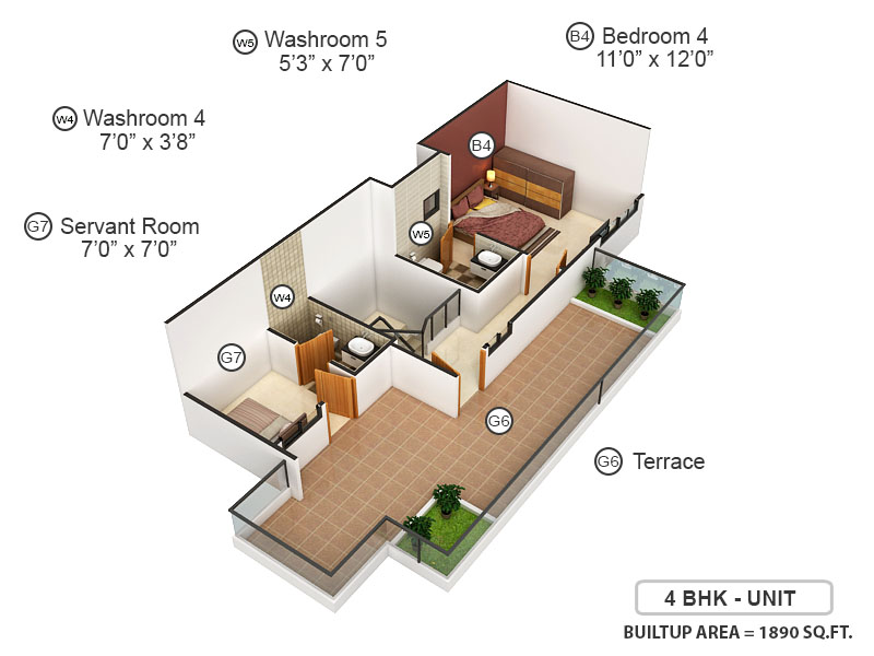 Terrace Floor Plan
