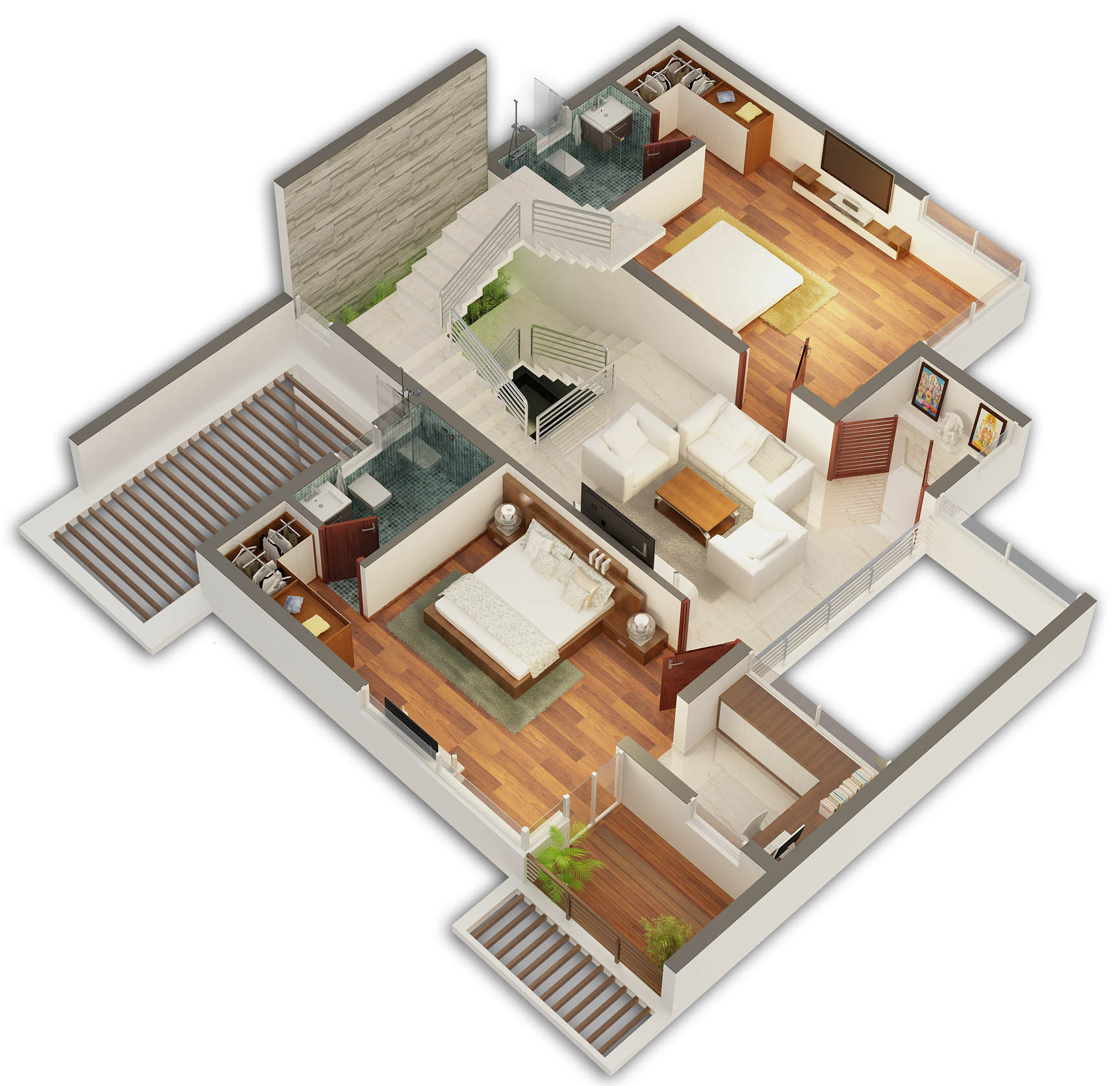 3DFloorPlan of Skanda Avani C99